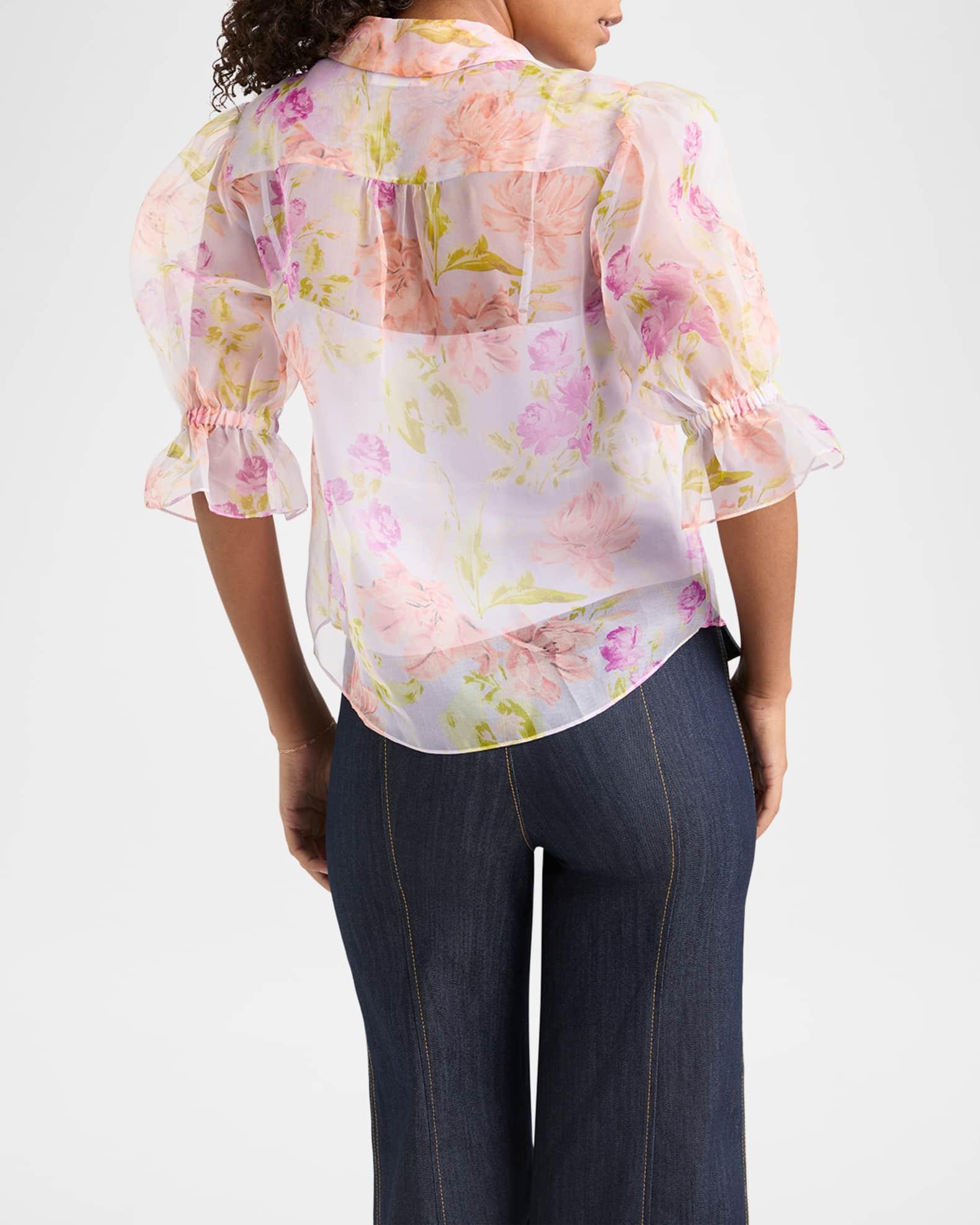 Fiona Floral Puff-Sleeve Top Product Image