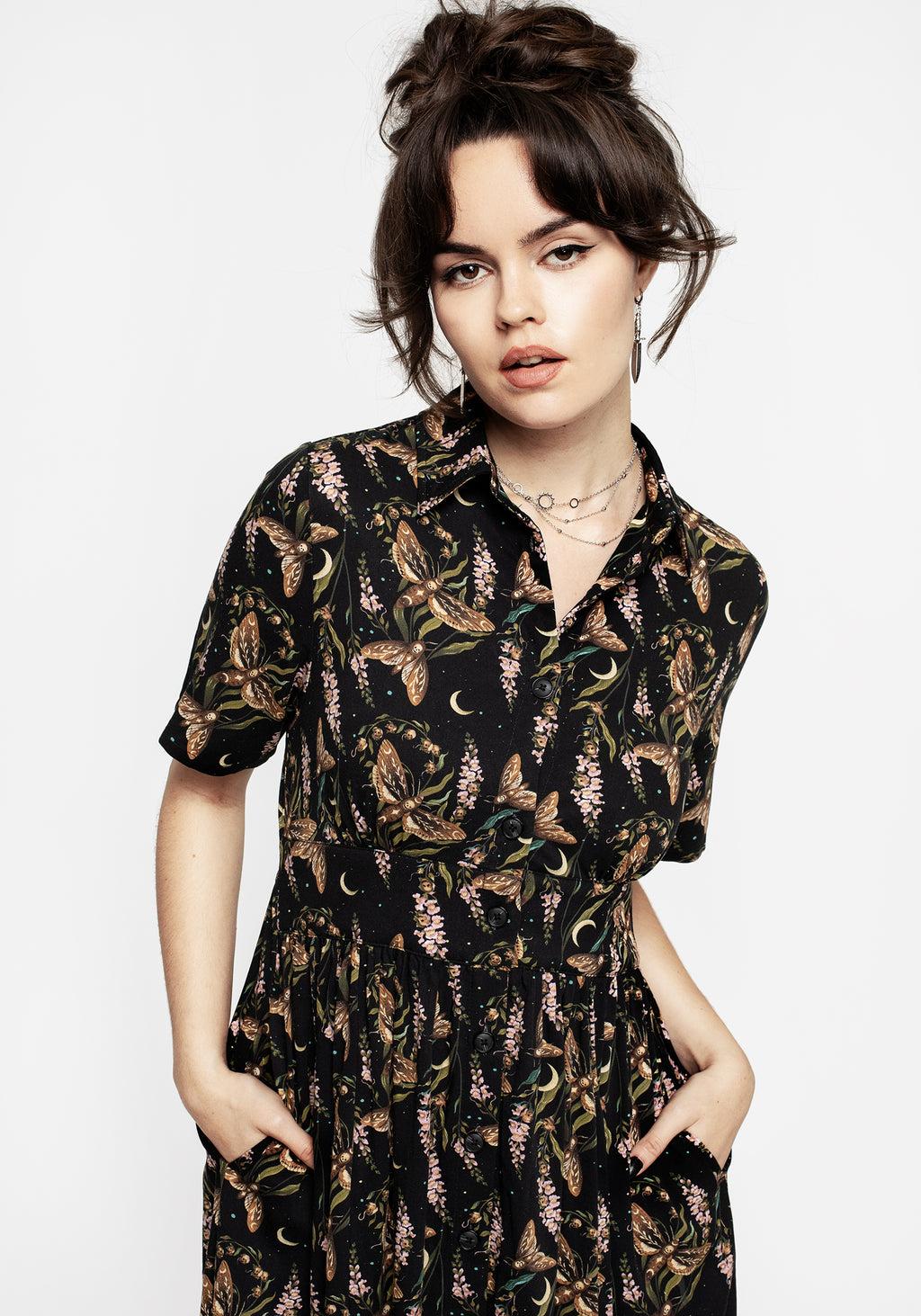 Atropos Midi Shirt Dress Product Image