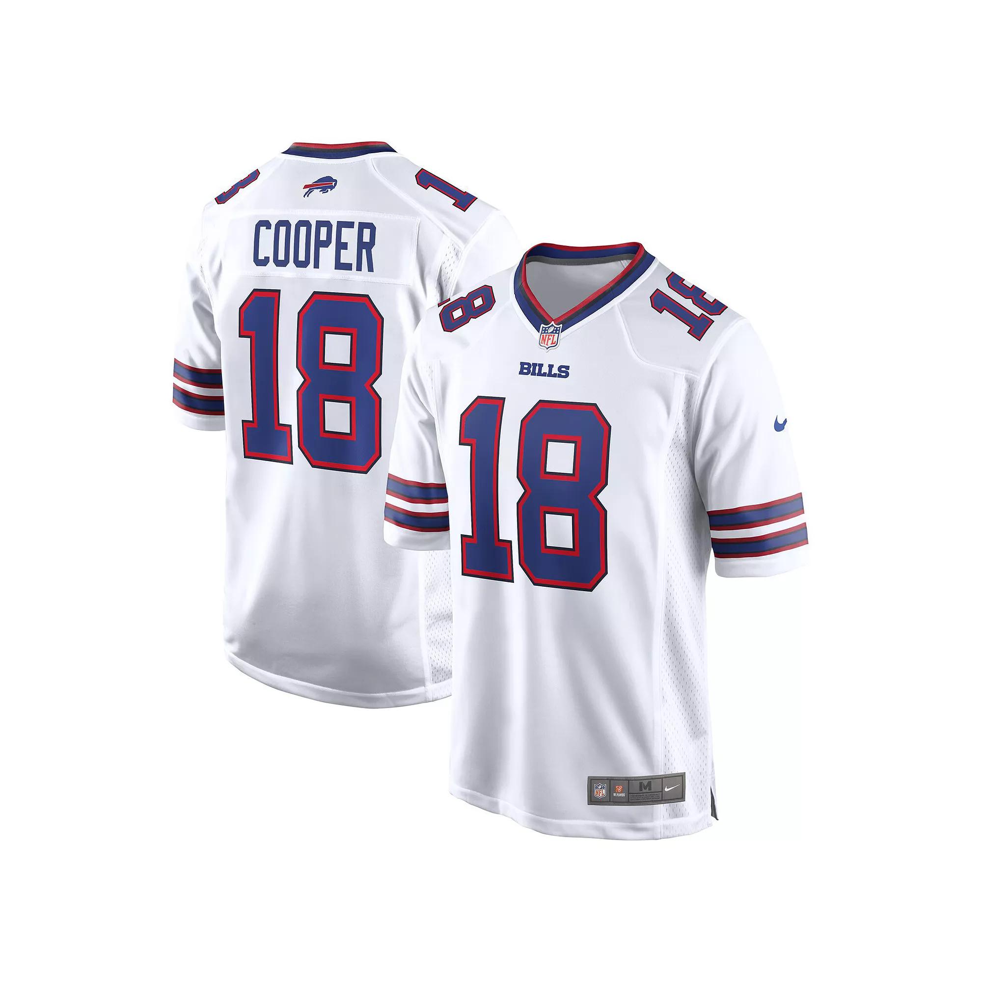 Men's Nike Amari Cooper White Buffalo Bills Game Jersey, Size: 2XL Product Image