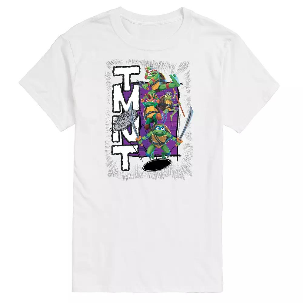 Big & Tall Nickelodeon TMNT Mutant Mayhem Group Graphic Tee, Men's,  Product Image