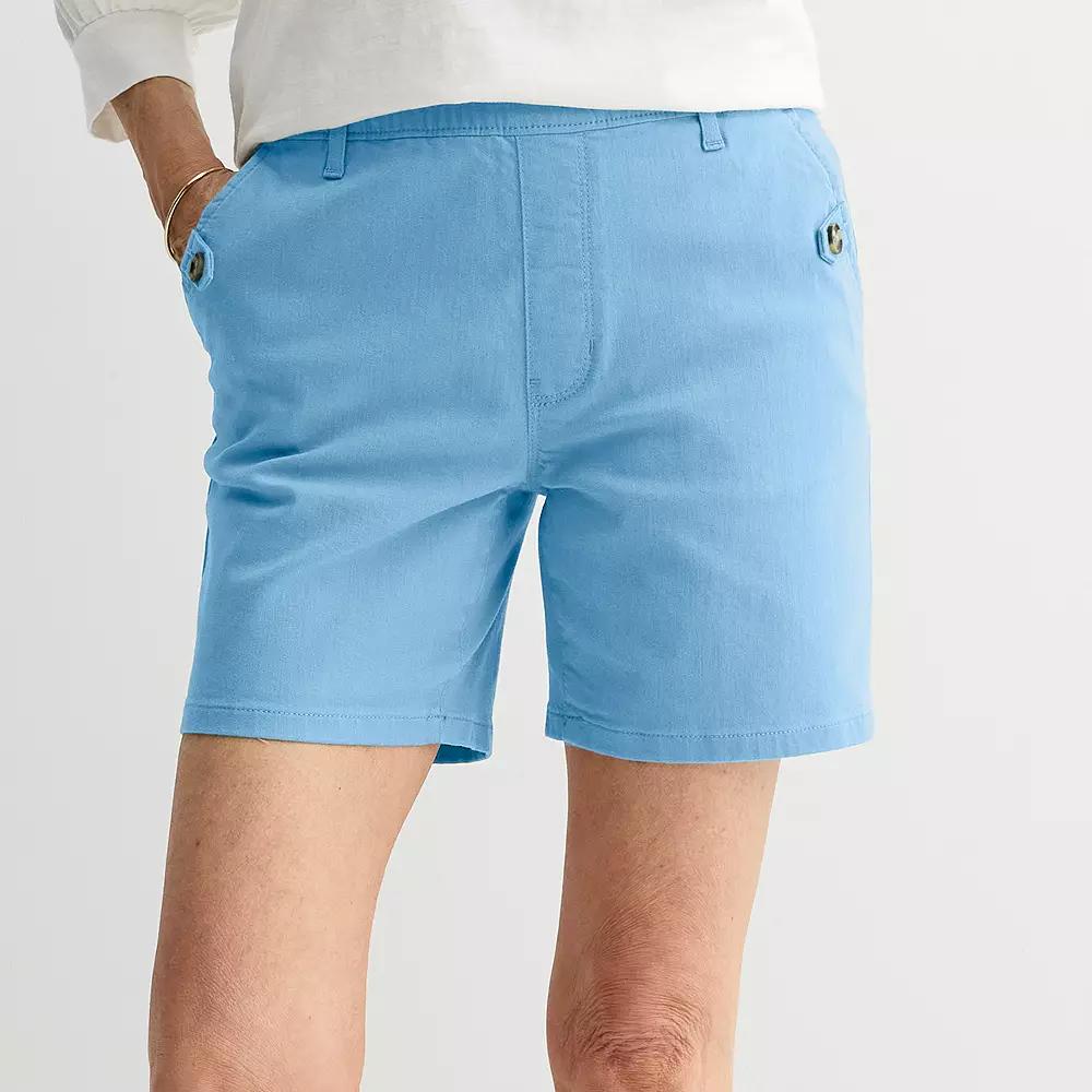 Women's Croft & Barrow® Modern Pull-On Shorts,  Product Image