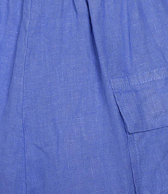 Bryn Walker Saba Light Linen Drawstring Waist Straight Leg Coordinating Pants Product Image