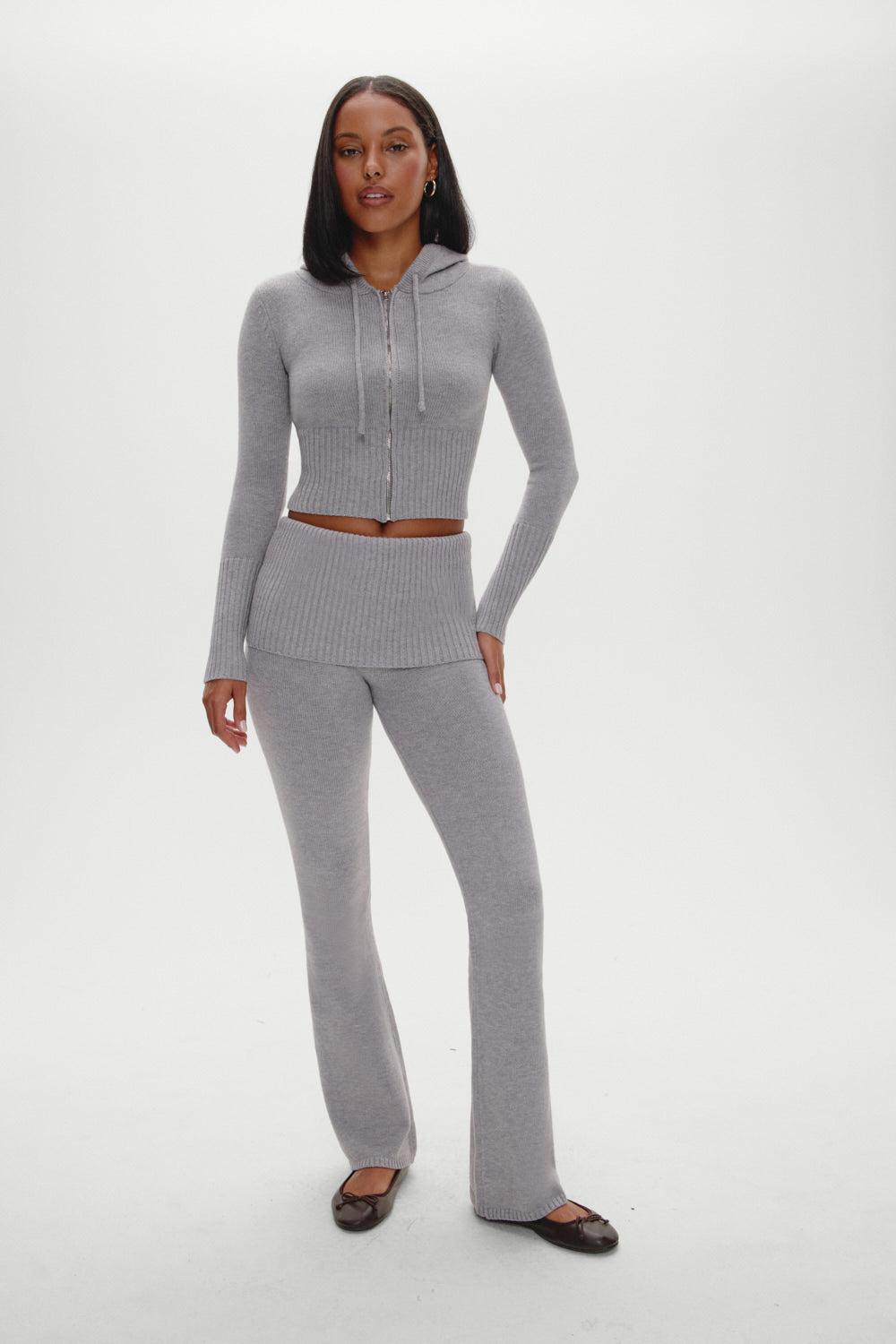 Aimee Zip Up Hoodie - Rain Cloud Product Image