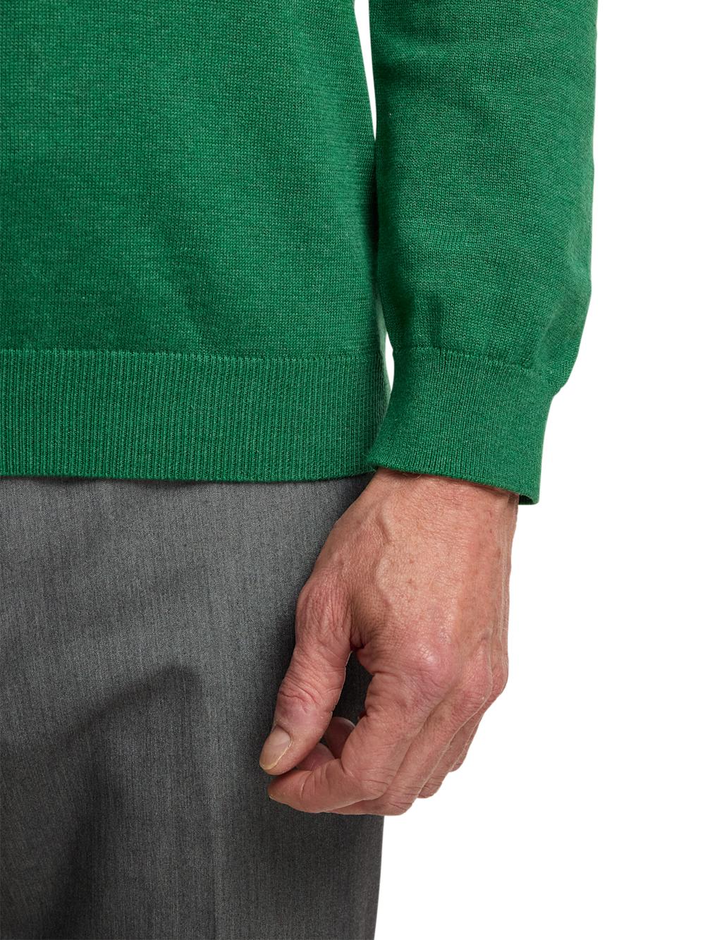 Supima Cotton Turtleneck - Green Product Image