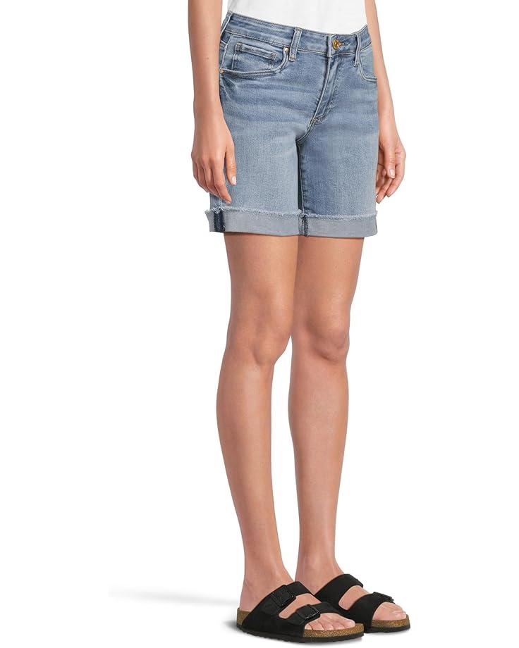 Hailey High-Rise Shorts with Raw Hem Product Image