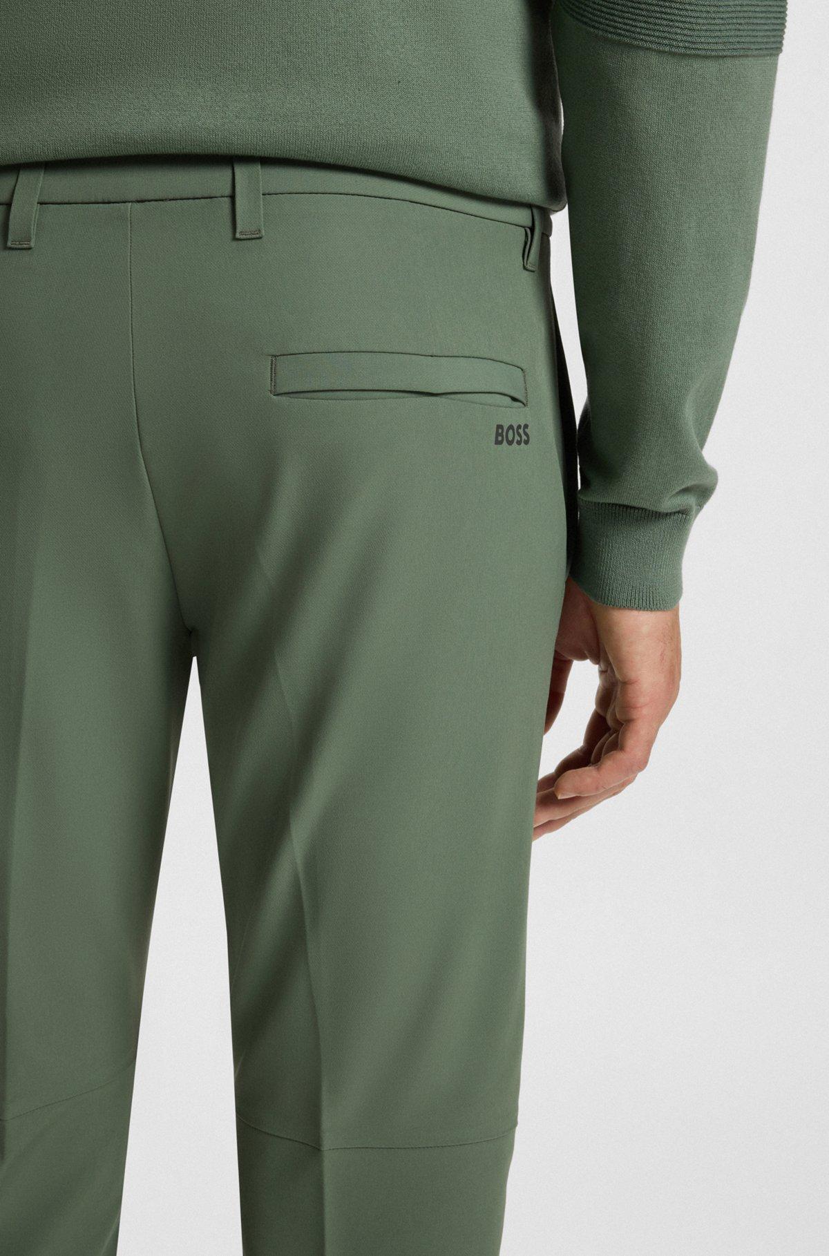 Slim-fit pants in water-repellent stretch fabric Product Image