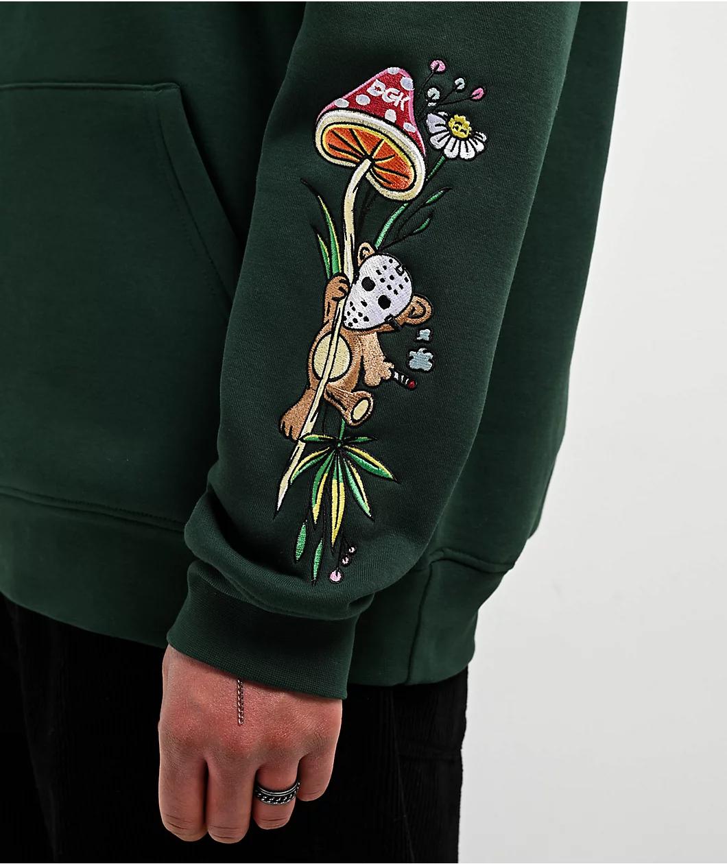 DGK Wonderland Green Hoodie Product Image
