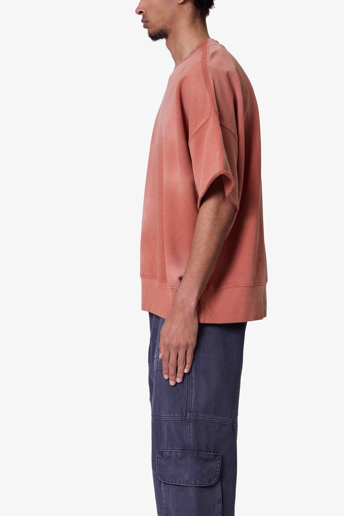 Oversized Crewneck Tee - Rust Product Image