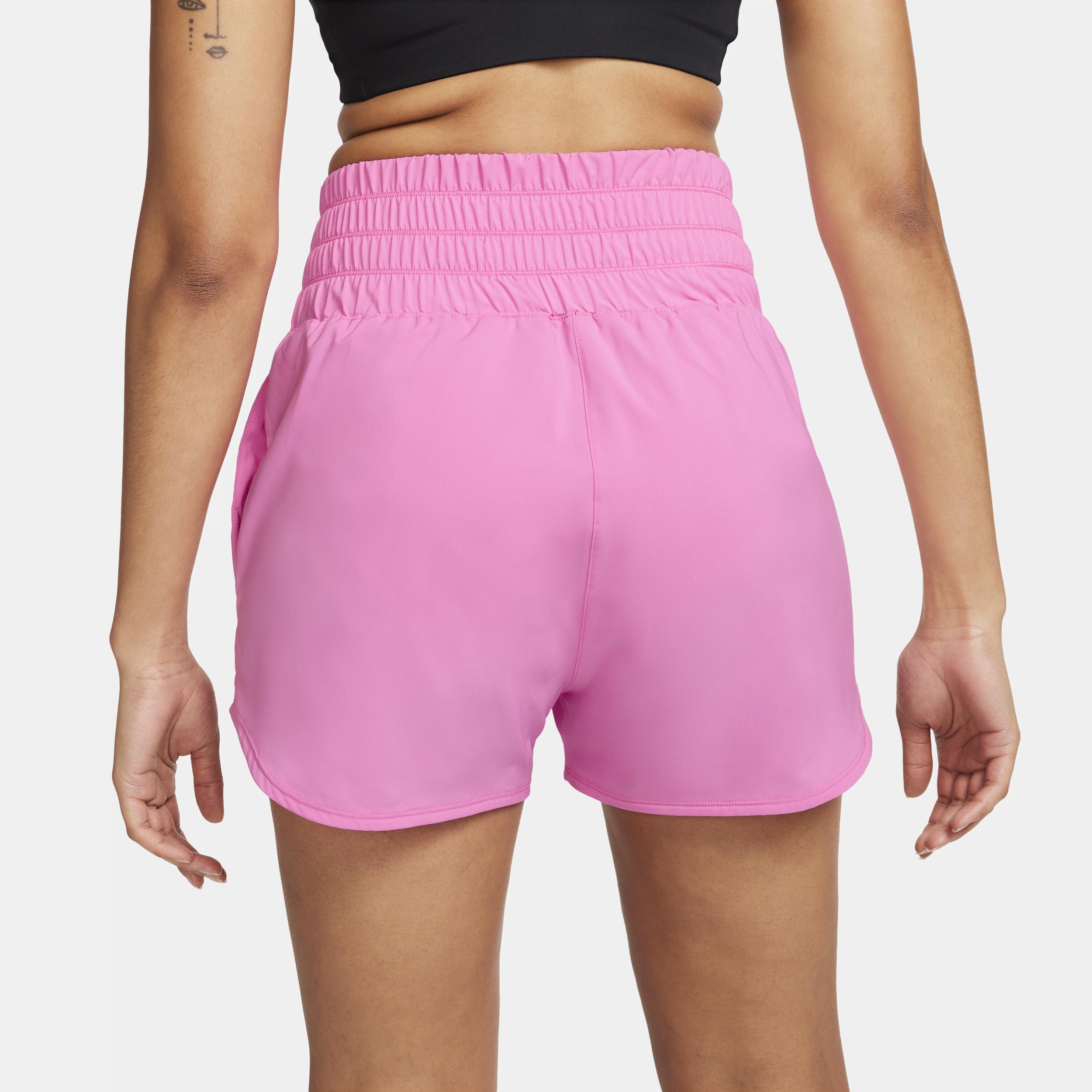 Nike Womens One Dri-FIT Ultra High-Waisted 3 Brief-Lined Shorts | DX6642-675 Product Image