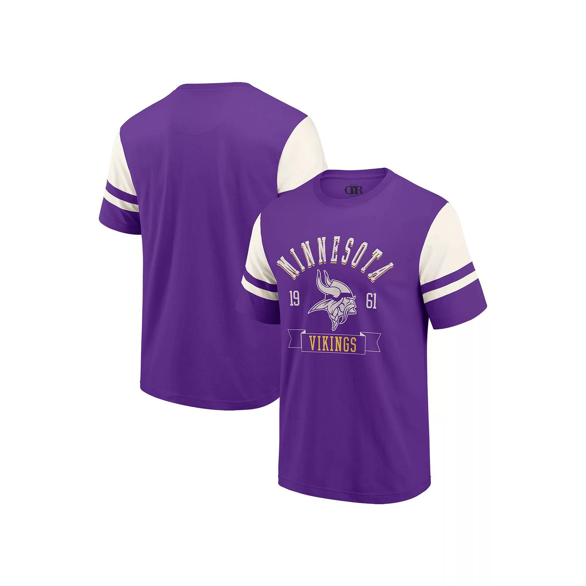 Men's Darius Rucker Collection by Fanatics Purple Minnesota Vikings Football T-Shirt,  Product Image