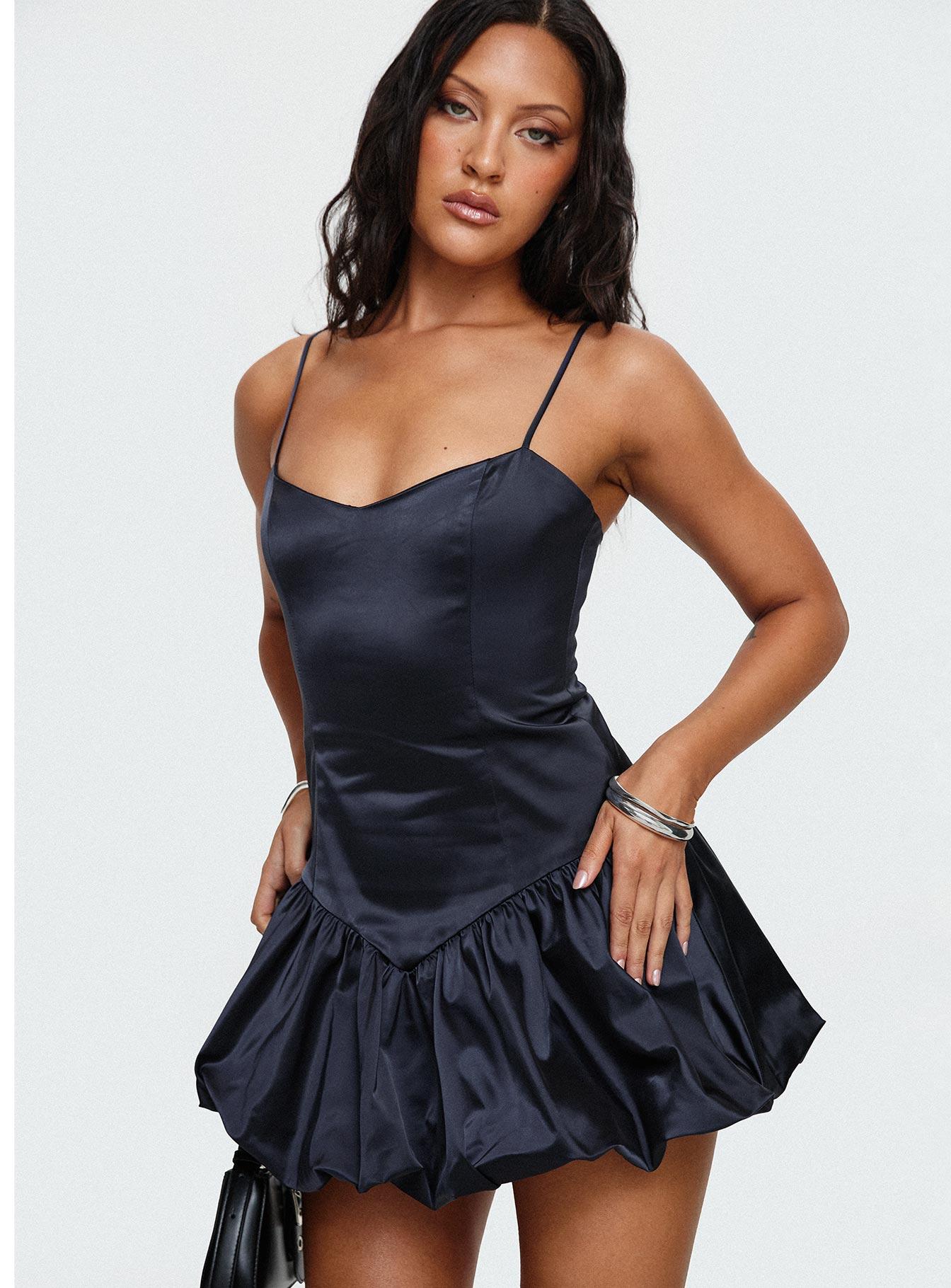 Dollhouse Mini Dress Navy Product Image