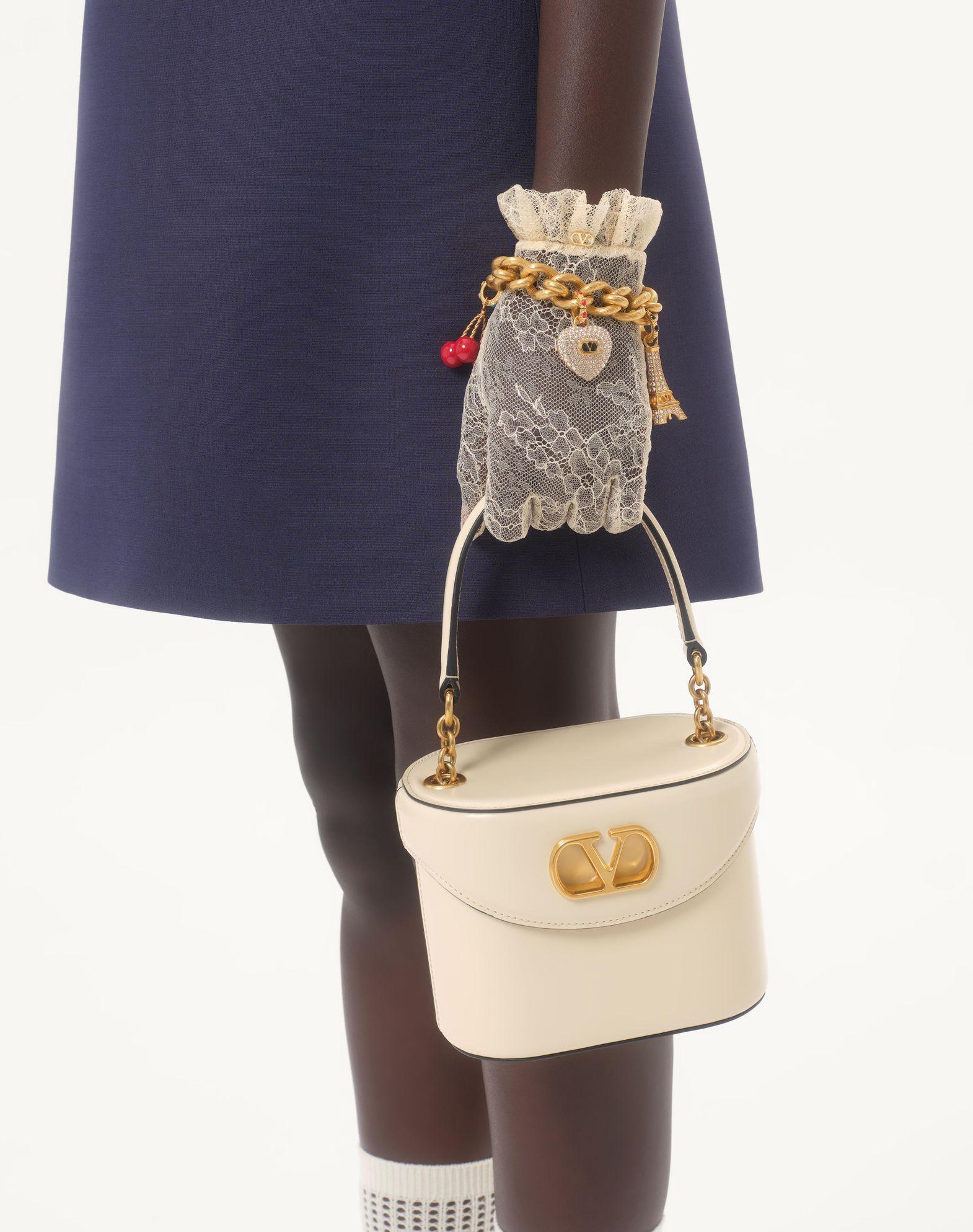 Valentino Garavani Vain Vanity Bag In Shiny Calfskin Product Image