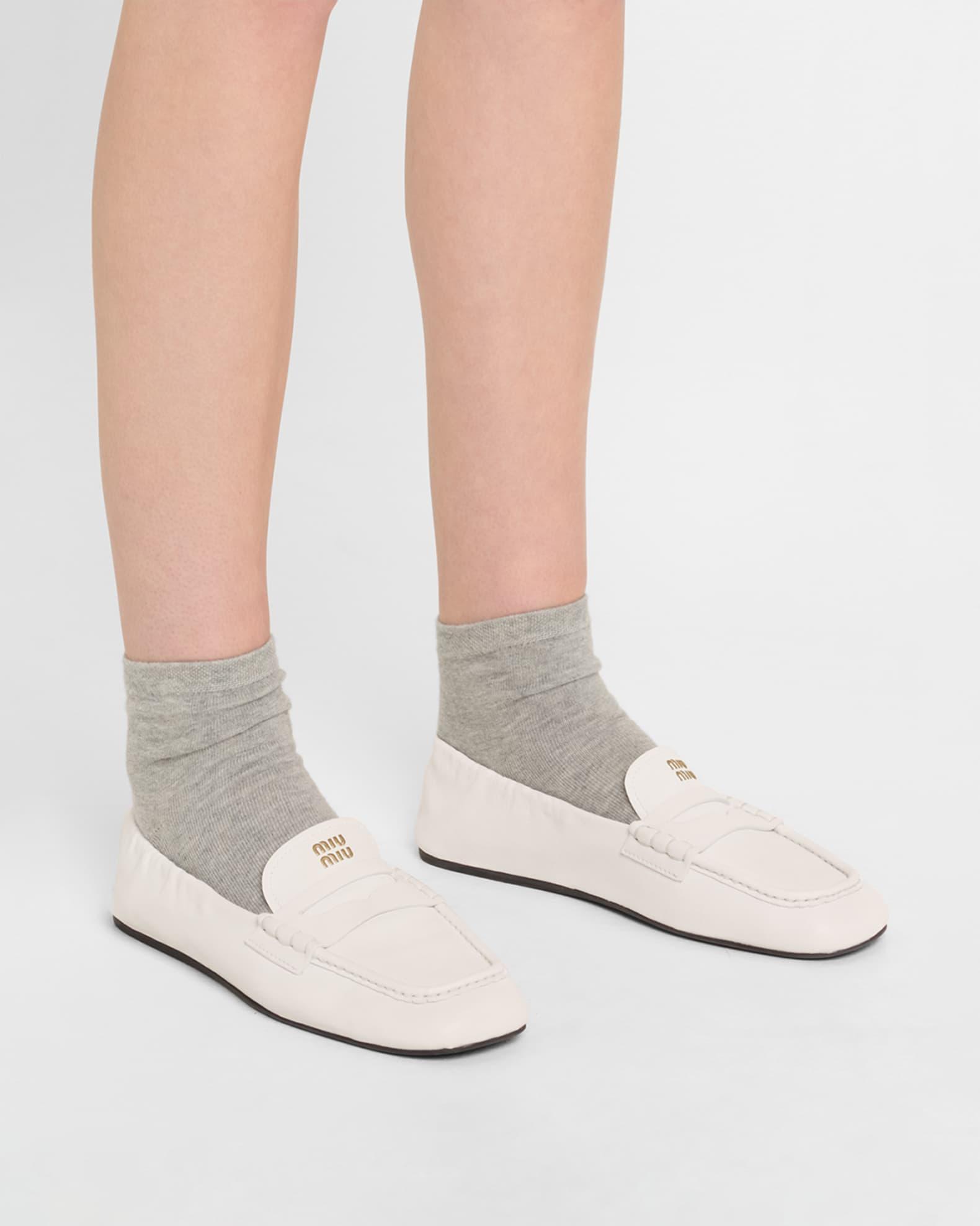 Aviator Leather Penny Loafers Product Image