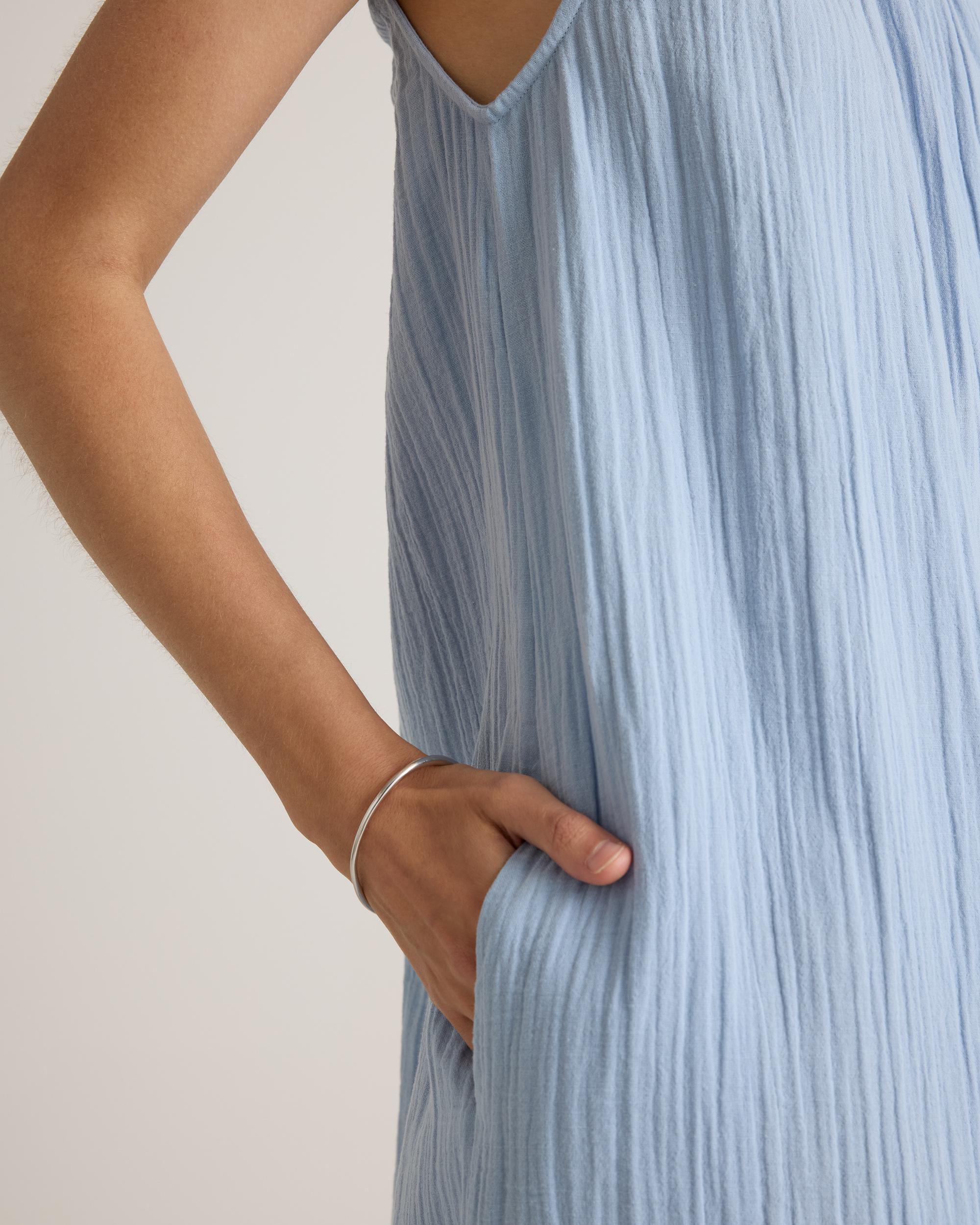 Quince | Women's Gauze Sleeveless Maxi Dress Size XL, Organic Cotton Product Image