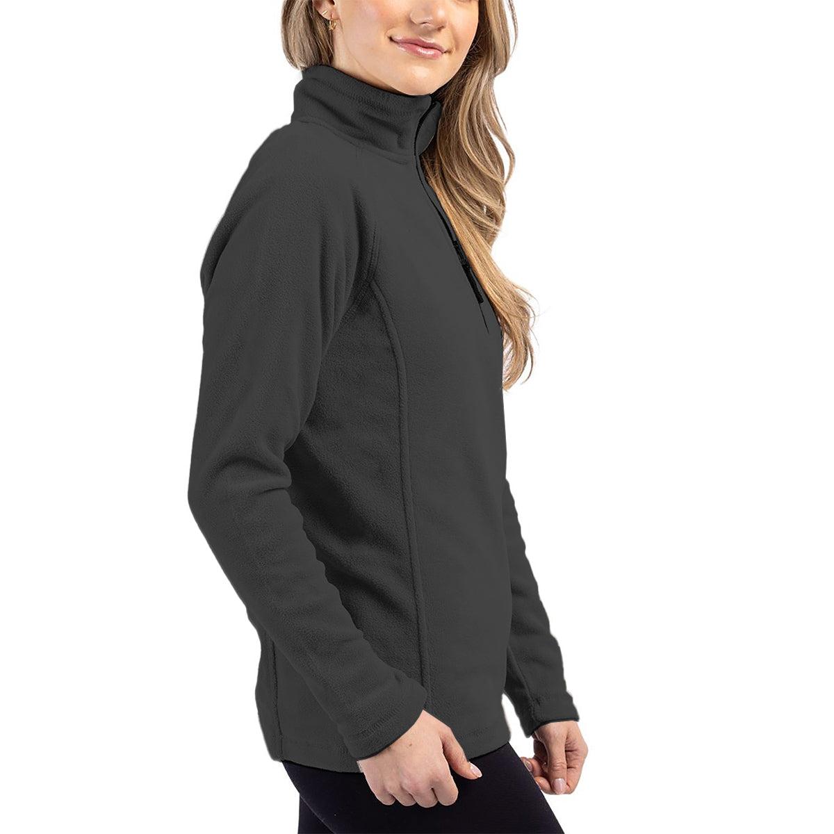 Cutter & Buck Clique Summit Performance Fleece Half Zip Women's Pullover Jacket Female Product Image