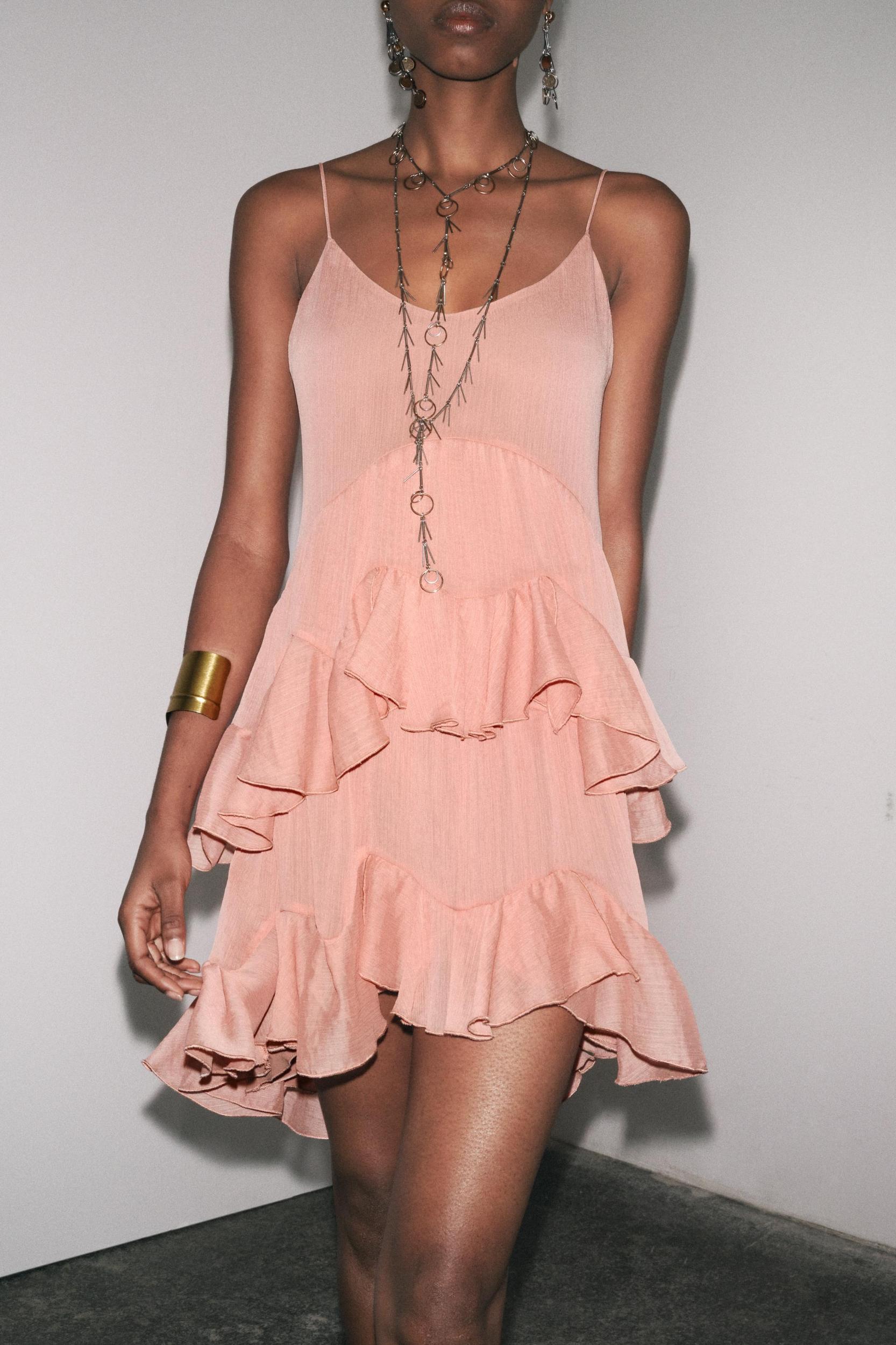 ZW COLLECTION SHORT RUFFLED DRESS Product Image