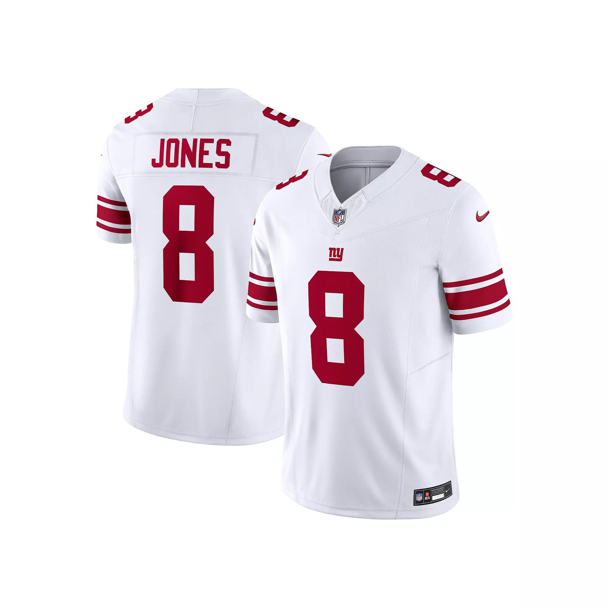 Men's Nike Daniel Jones White New York Giants Vapor F.U.S.E. Limited Jersey, Size: Large Product Image
