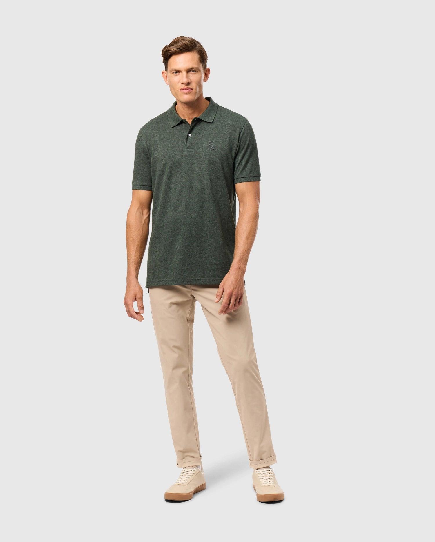 MENS JAMES PREMIUM PIQUE POLO - B6K945D200 Male Product Image