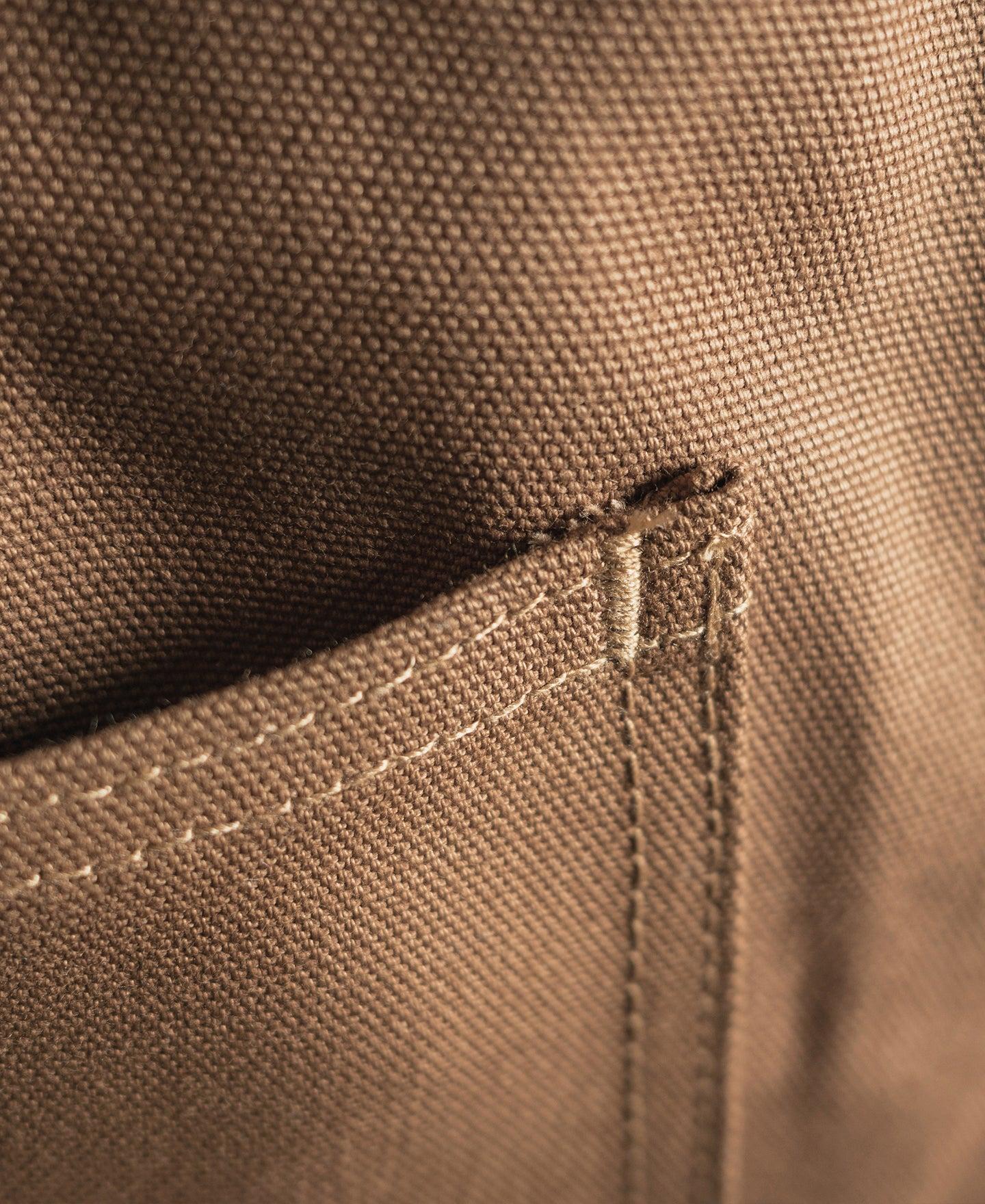 1930s Heavyweight Canvas Game Pocket Hunting Vest - Khaki Product Image