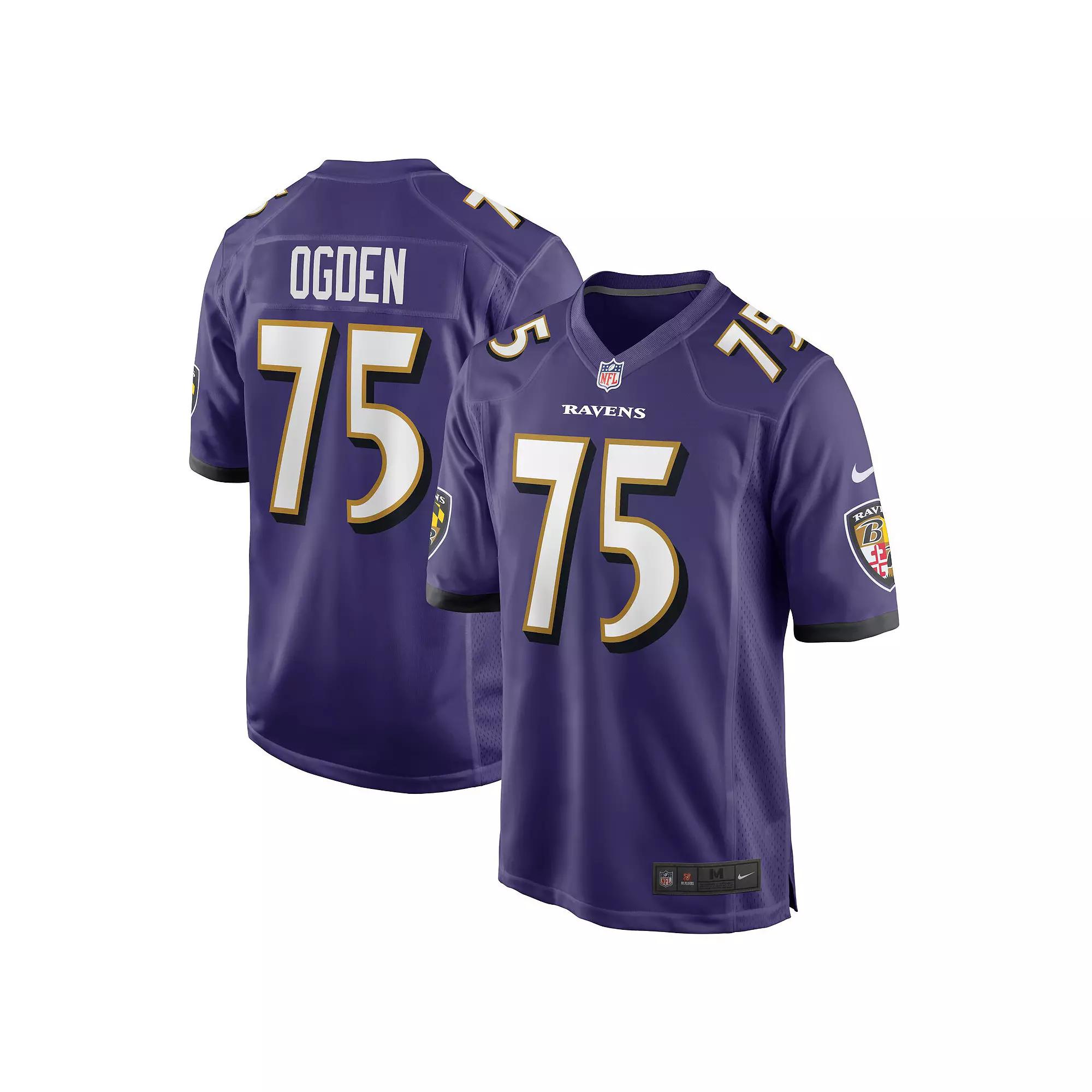 Men's Nike Jonathan Ogden Purple Baltimore Ravens Retired Player Game Jersey,  Product Image