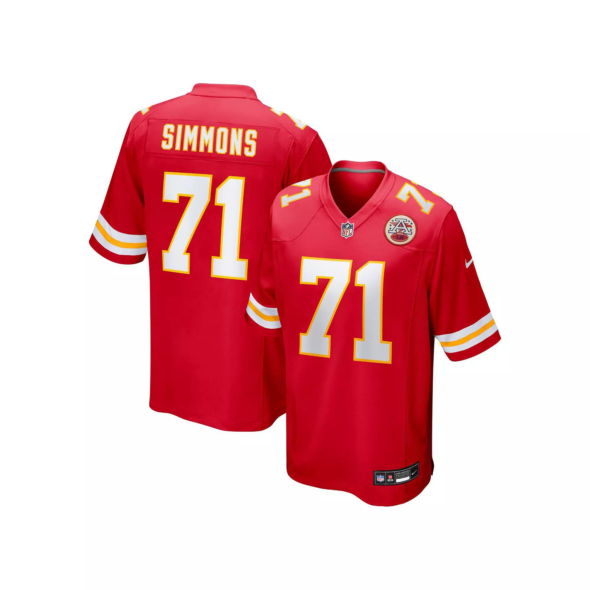 Men's Nike Patrick Mahomes Red Kansas City Chiefs Super Bowl LIX Game Jersey, Size: XL Product Image