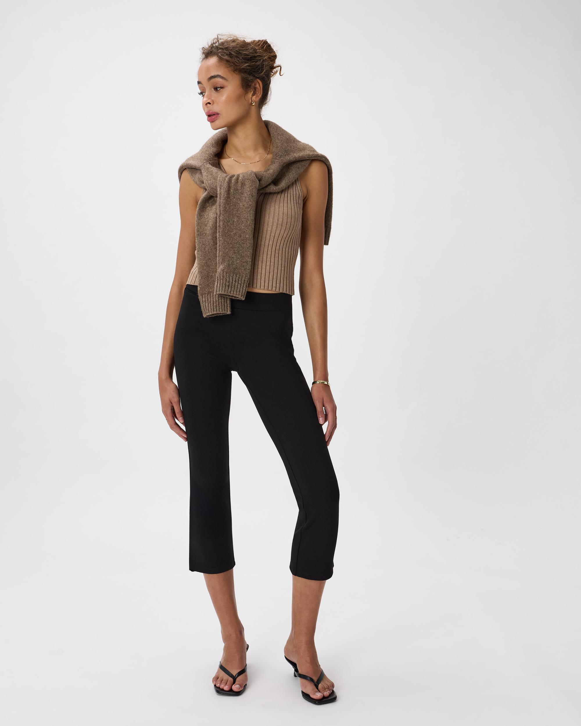 Quince | Women's Ultra-Stretch Ponte Kick Flare Pants Size XL, Rayon Product Image