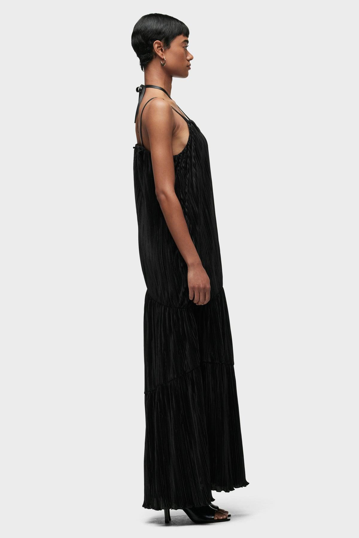 Plisse Tiered Dress Female Product Image