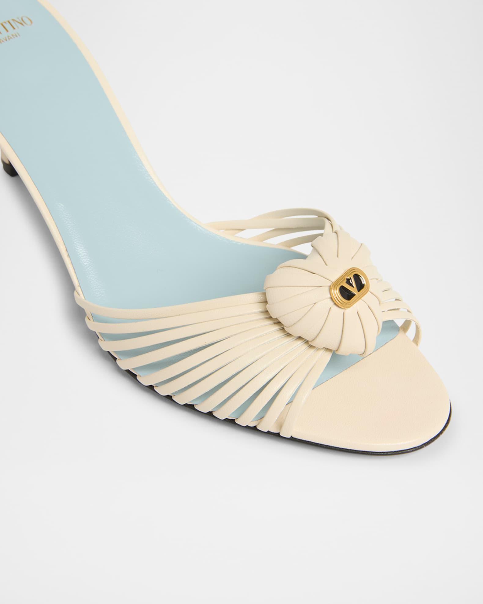 Royal Heart VLogo Leather Sandals Product Image