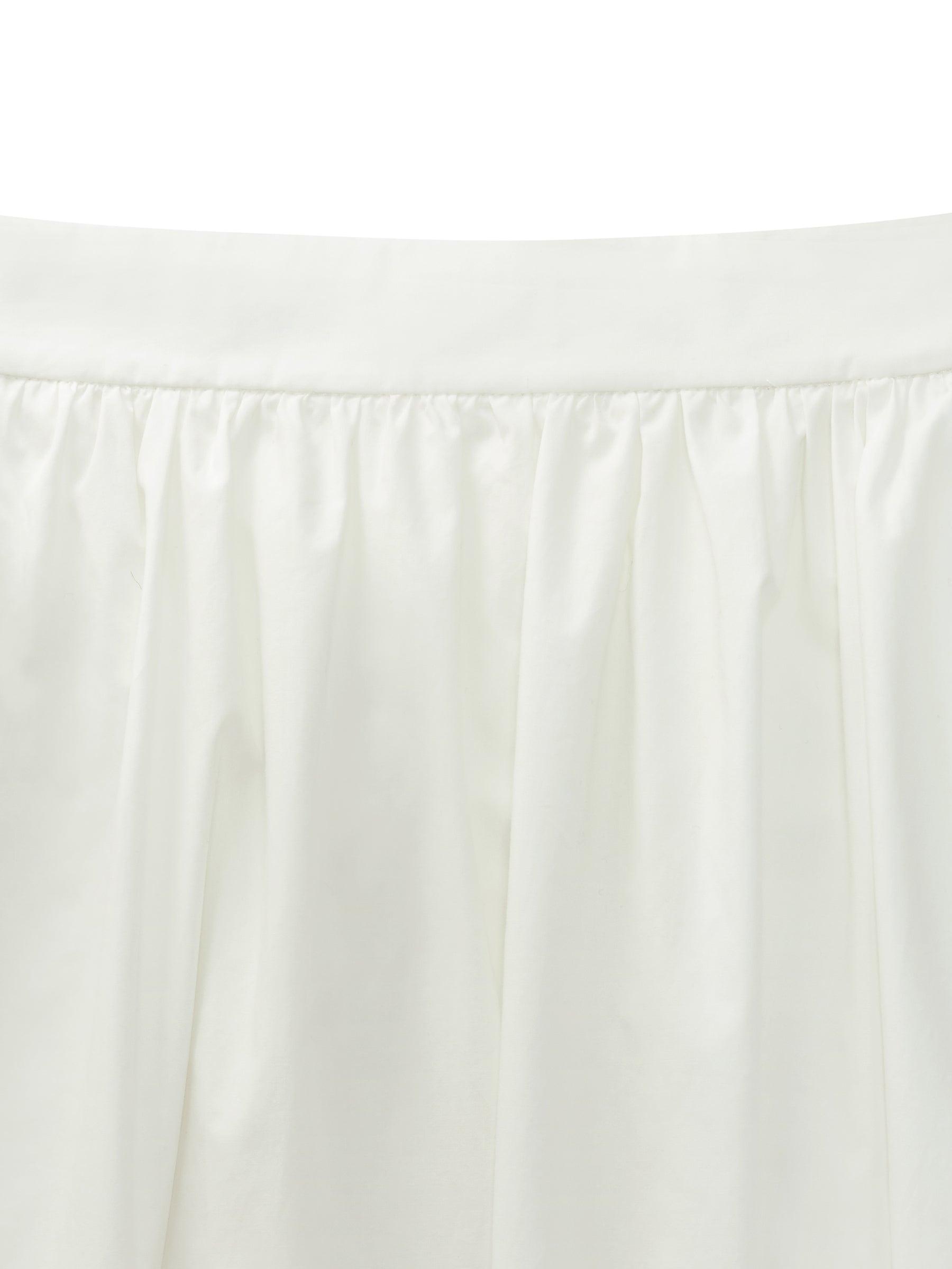 100% Cotton Bubble Hem Women Skirt Product Image