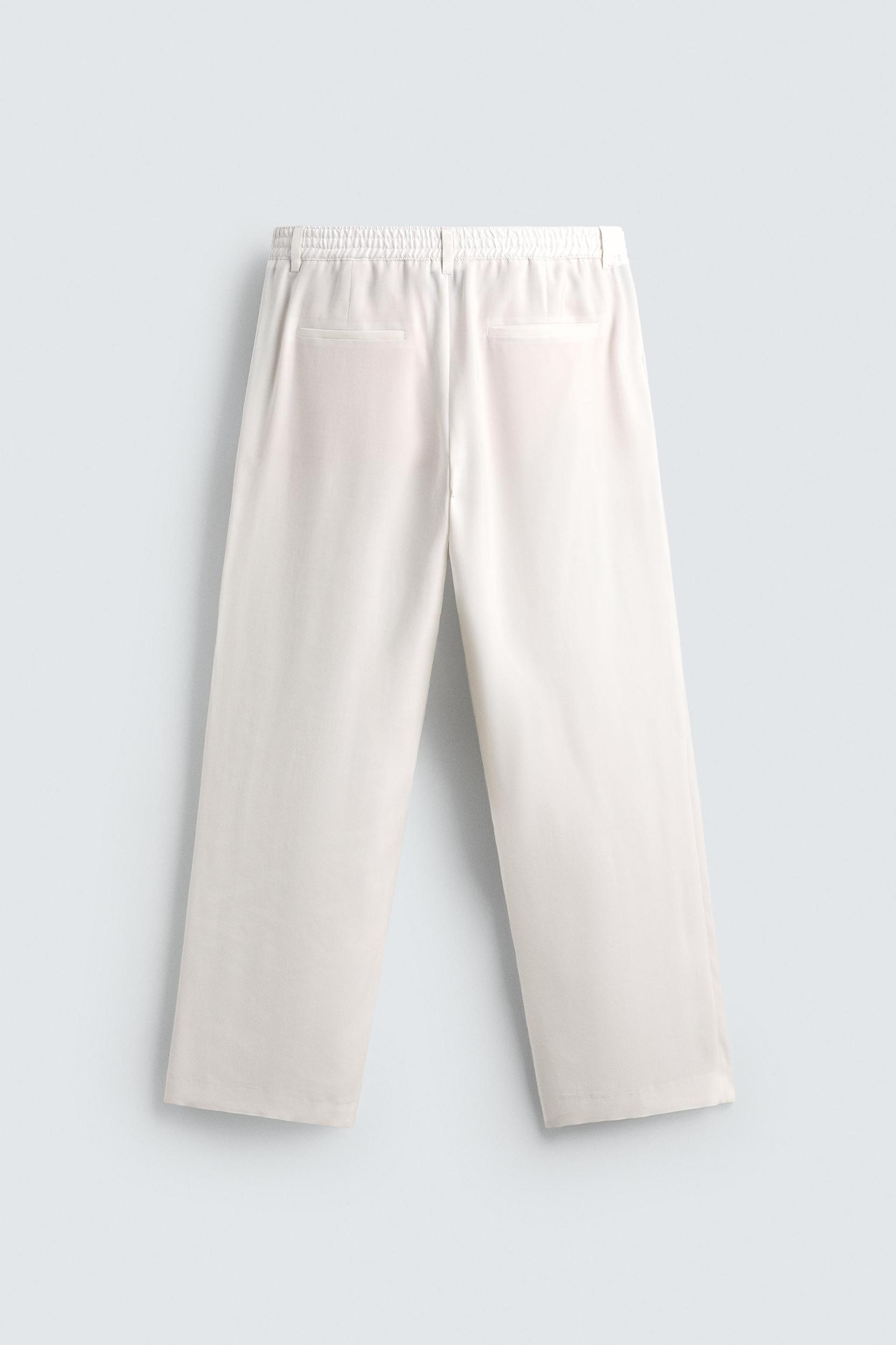 RELAXED FIT PLEATED PANTS Product Image