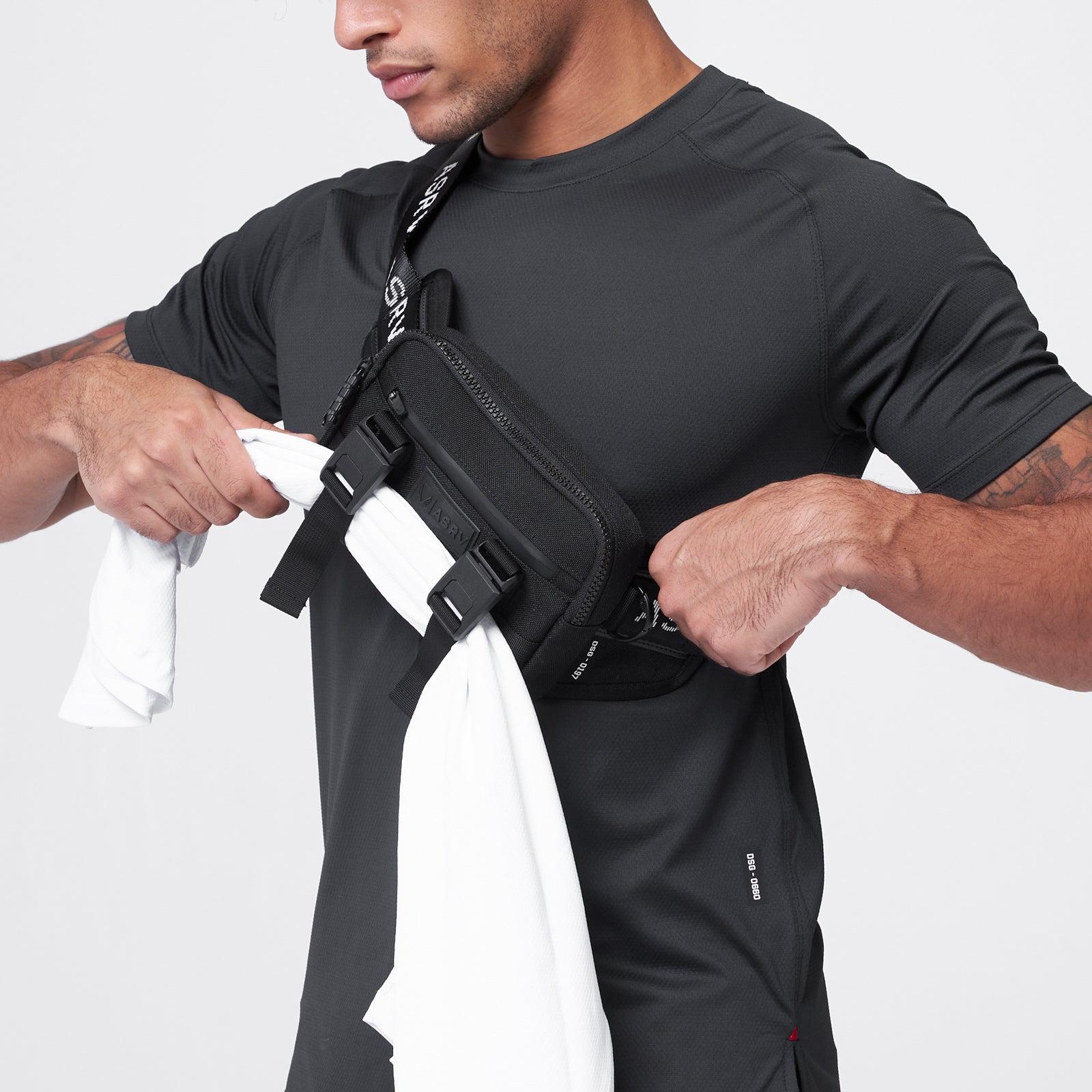 0197. Waterproof Cordura® Small Crossbody Bag - Black Product Image