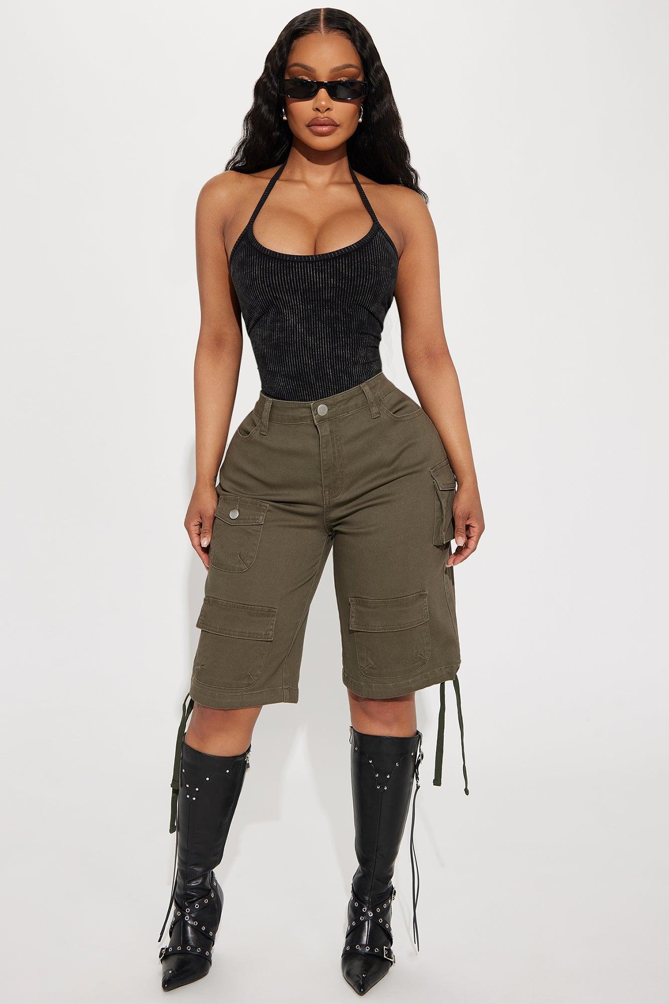 Ari Washed Bodysuit - Black Wash Product Image