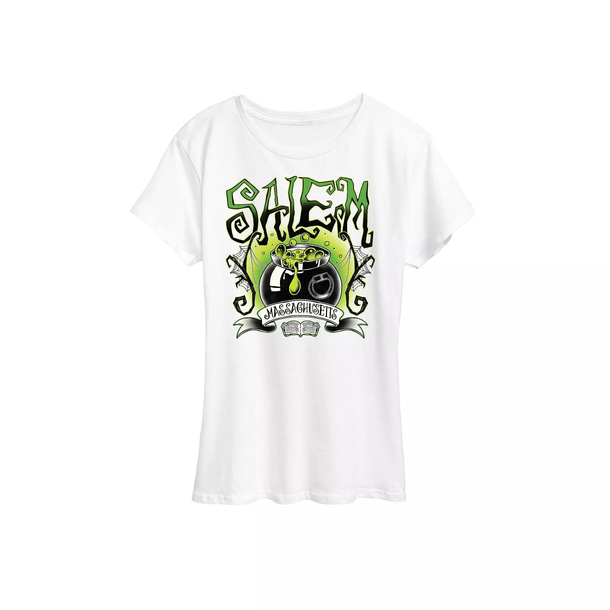 Women's Salem Witchy Collegiate Graphic Tee,  Product Image