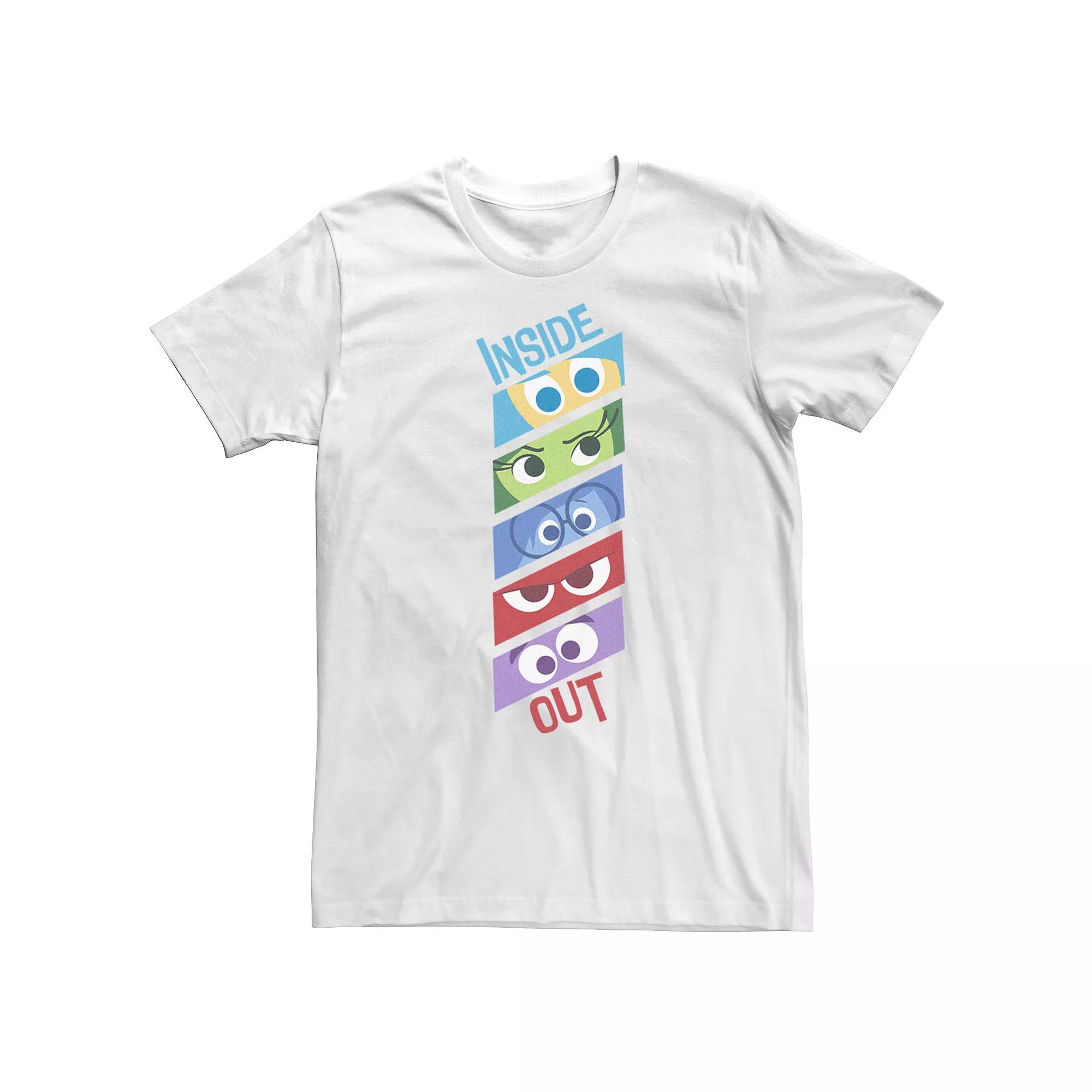 Big & Tall Disney / Pixar Inside Out Emotion Eyes Tee, Men's,  Product Image