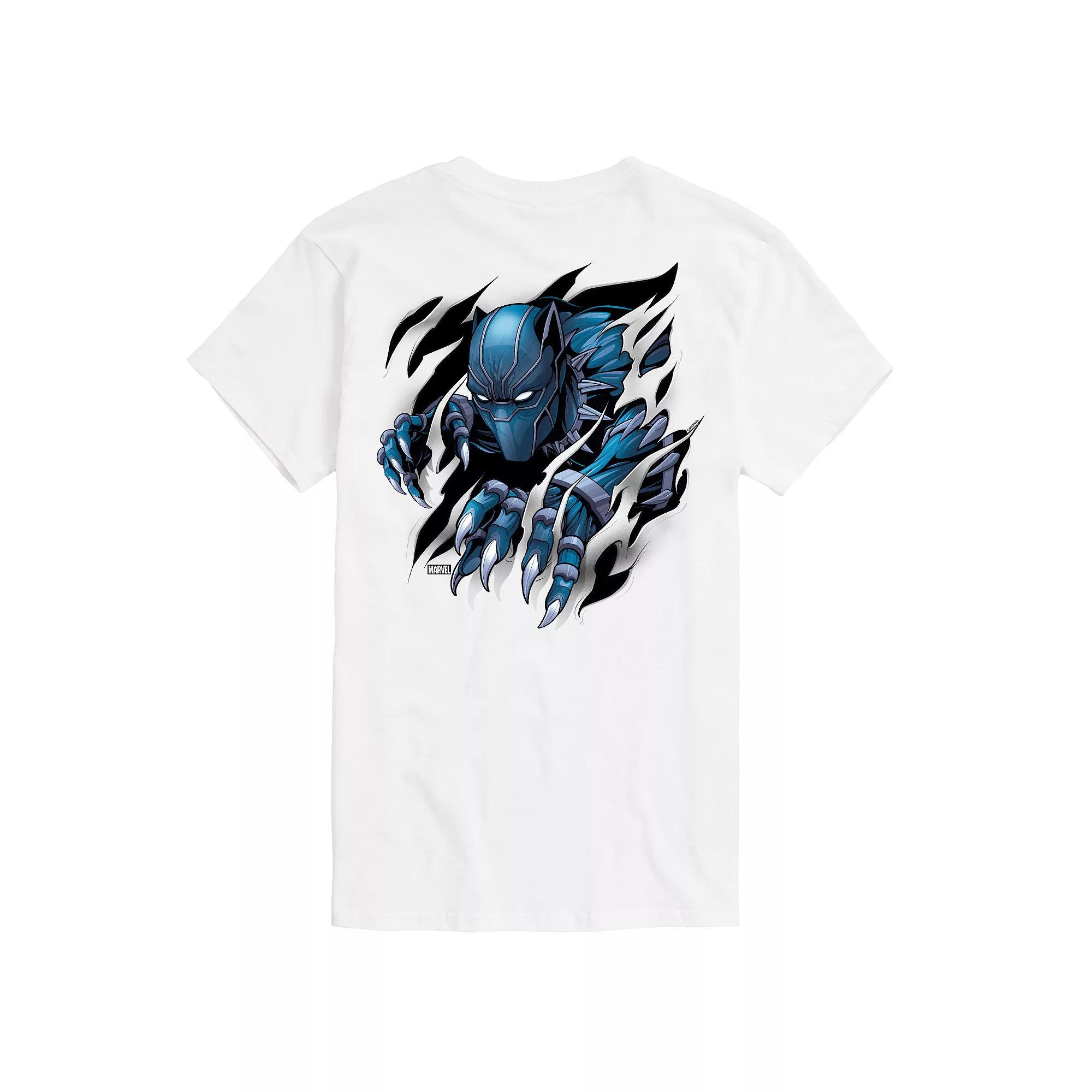 Men's Black Panther Claw Tear Graphic Tee,  Product Image