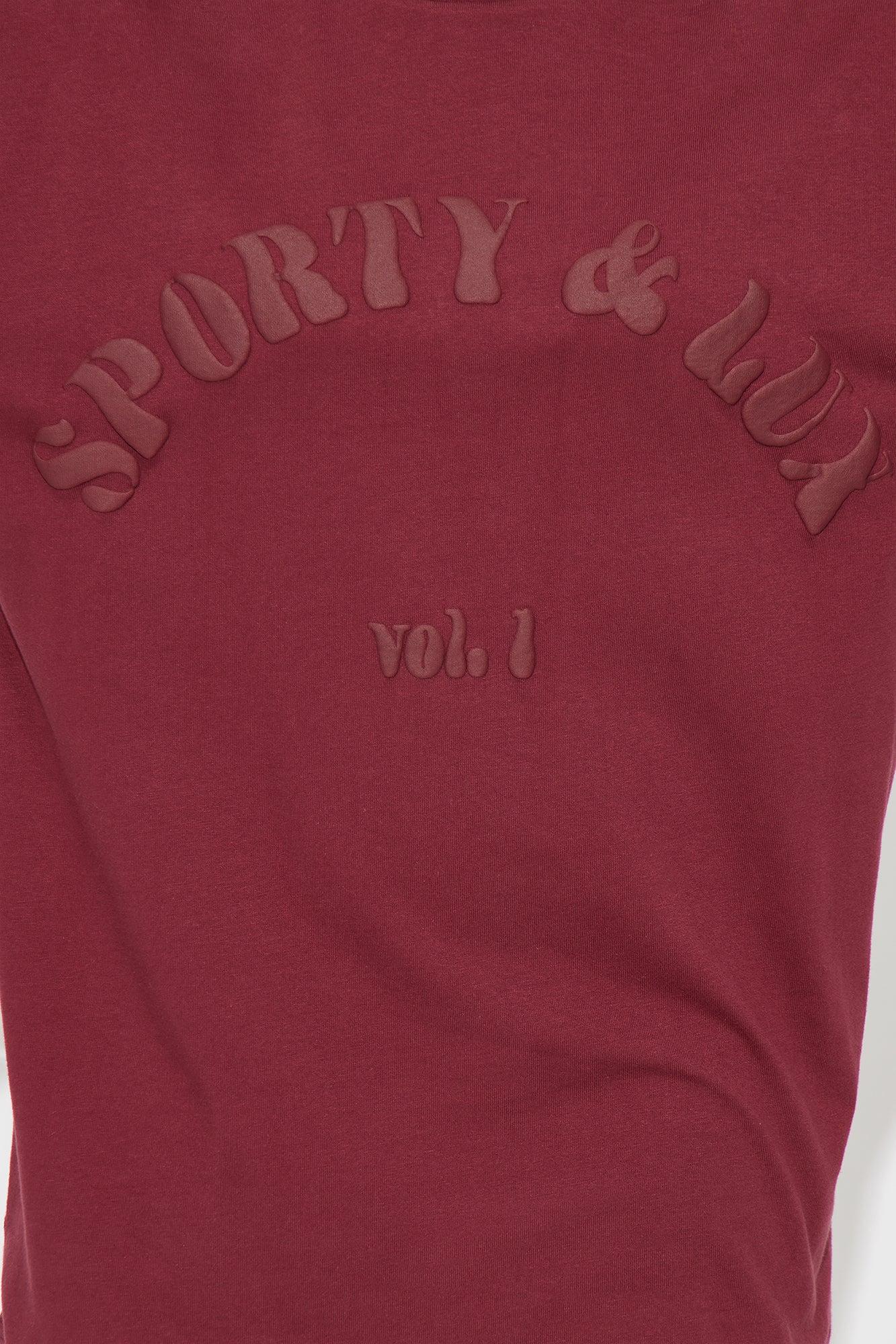 Sporty & Lux Legging Set - Burgundy Female Product Image