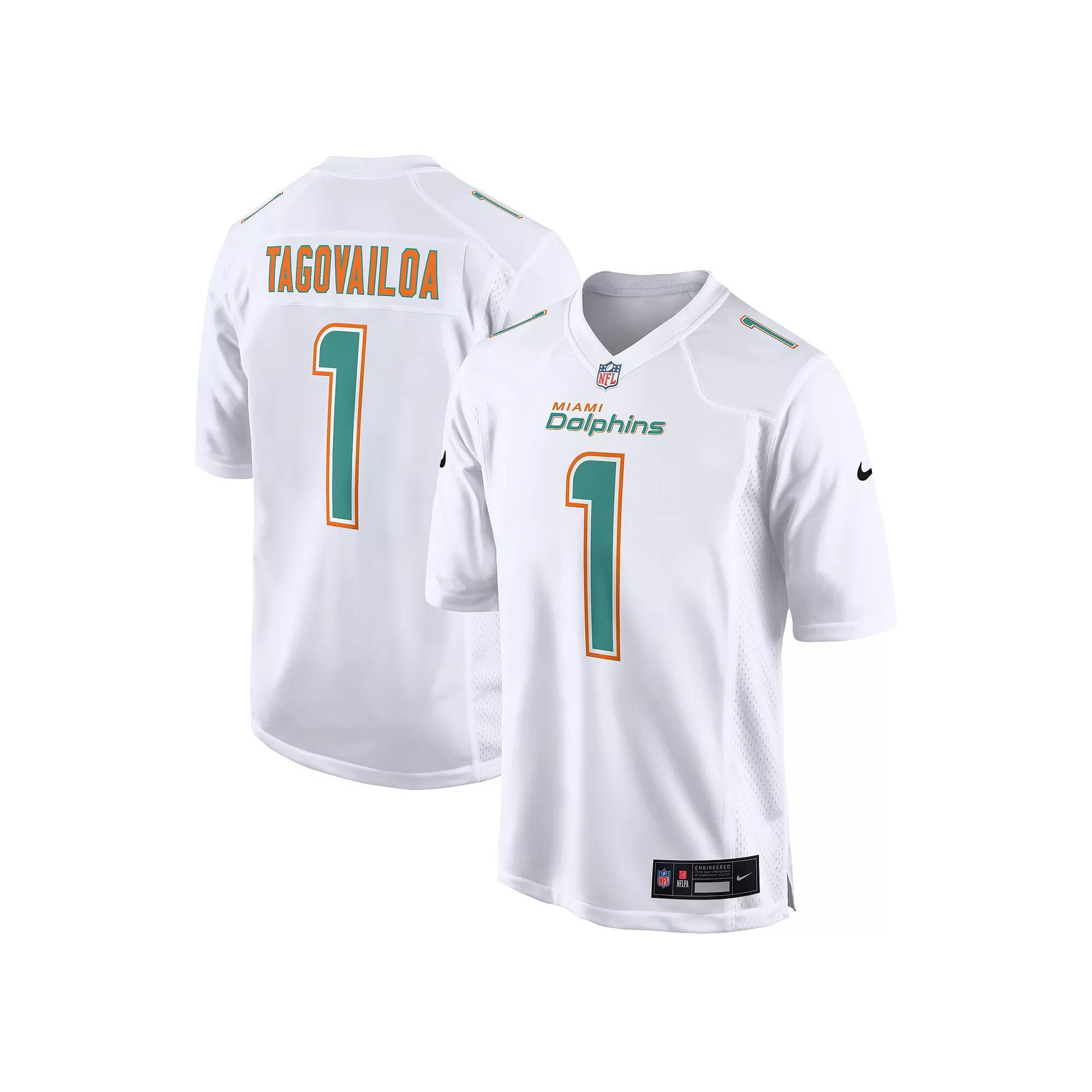 Men's Nike Tua Tagovailoa White Miami Dolphins Fashion Game Jersey, Size: Medium Product Image
