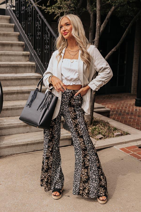 The Pine High Waist Flare In Black Product Image