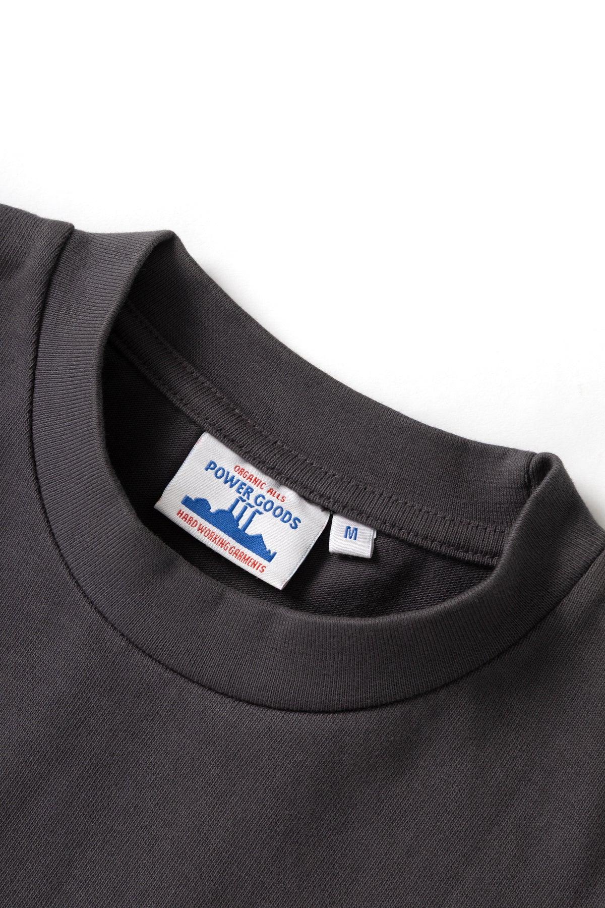 Power Goods - Super Weight T-Shirt - Washed Black Product Image