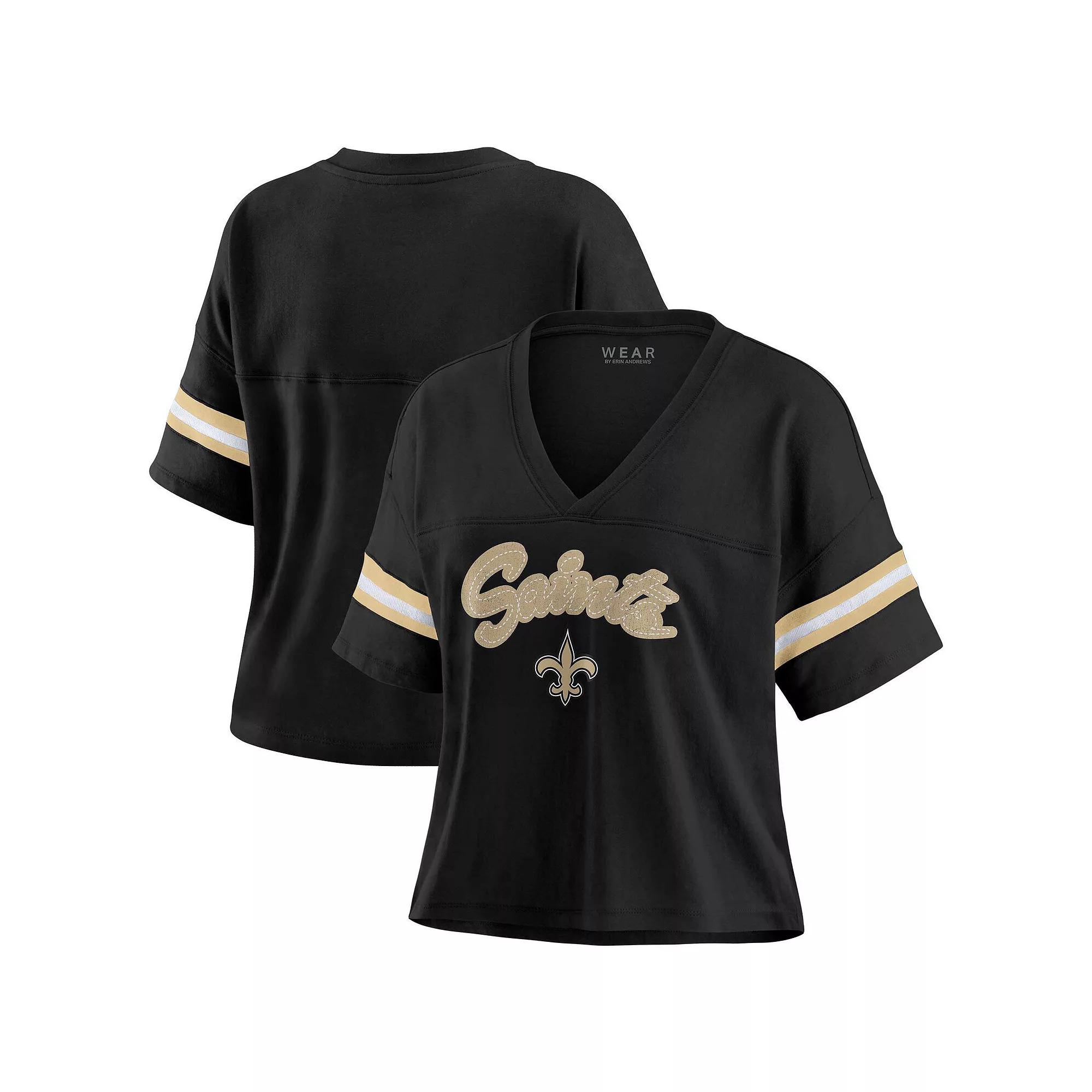 Women's WEAR by Erin Andrews Black New Orleans Saints Plus  Product Image