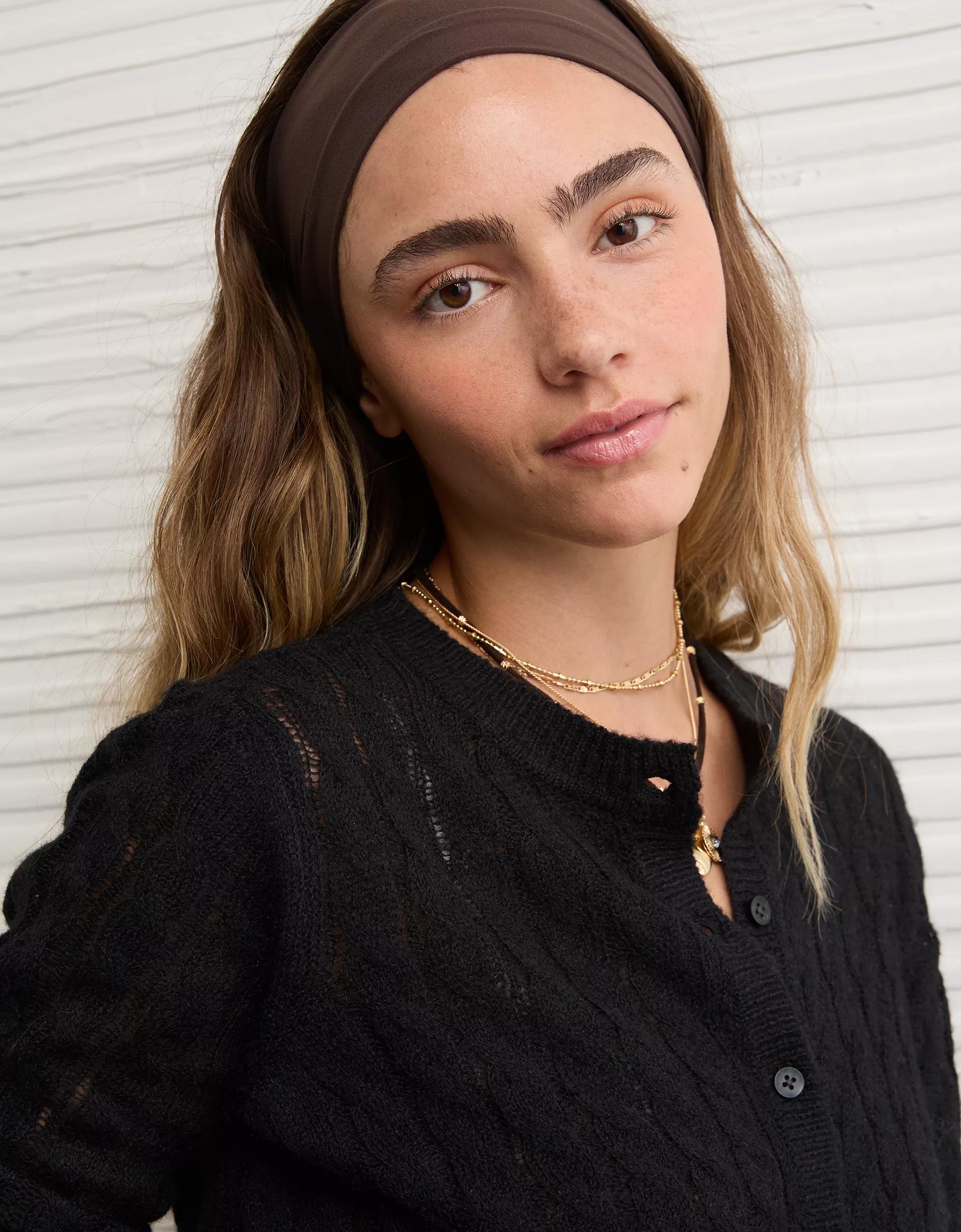 AE Whoa So Soft Button-Front Cardigan Product Image