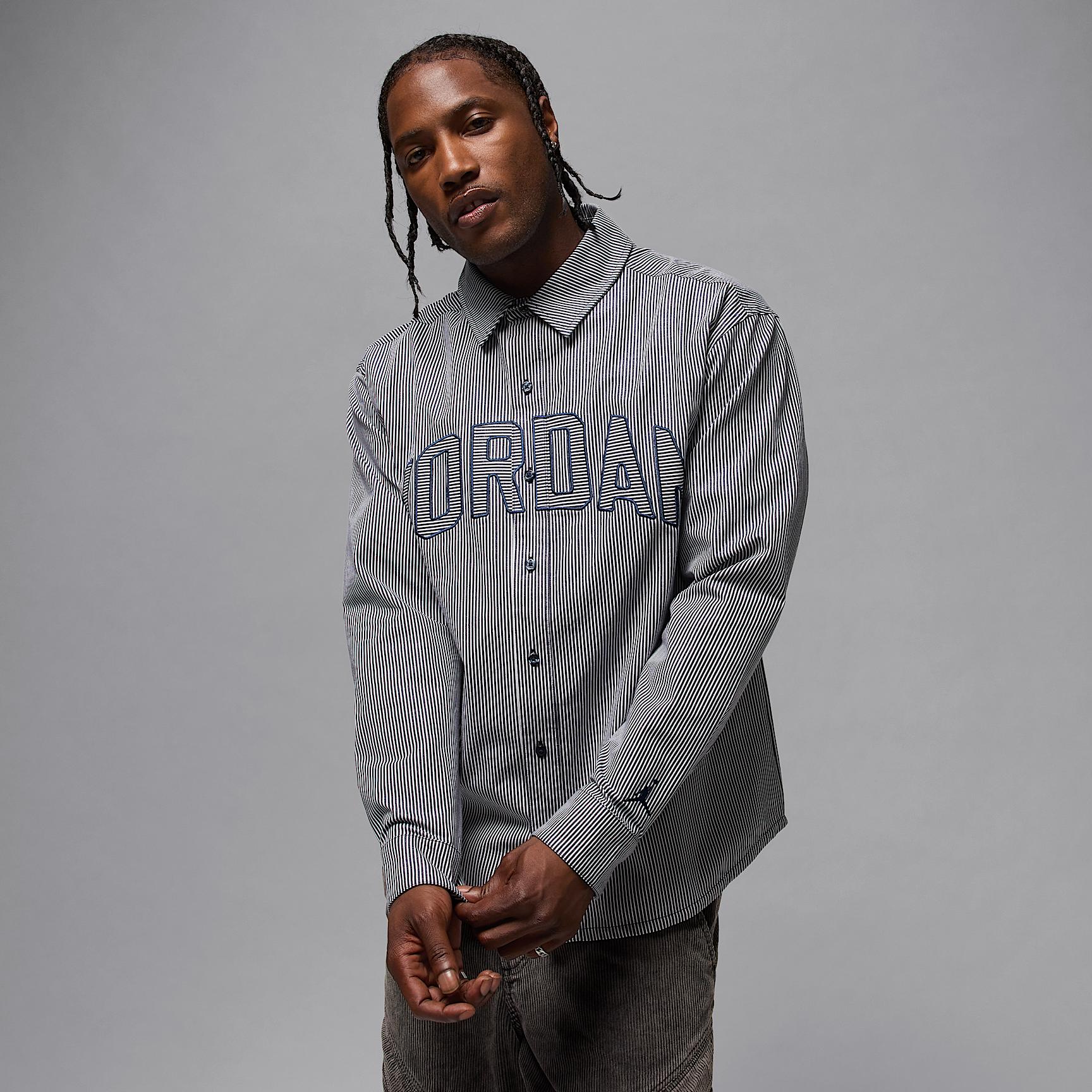 Mens Jordan Flight Oxford Long-Sleeve Top | IB0317-451 Product Image