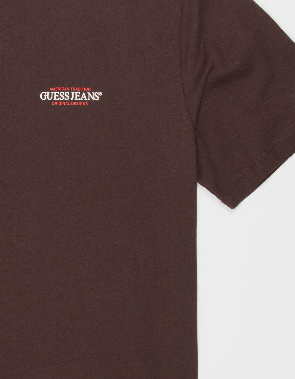 GUESS JEANS American Tradition Mens Tee - BROWN Product Image