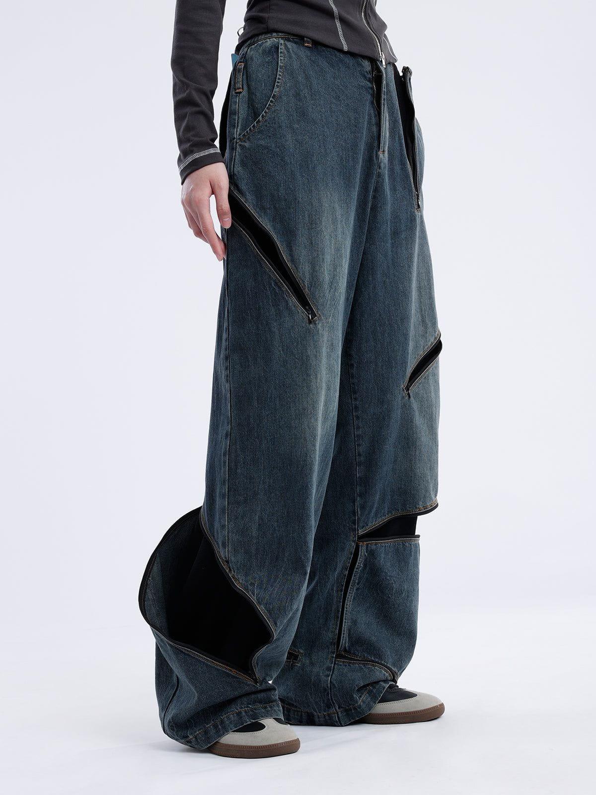 City Of Love Zip Up Jeans Product Image