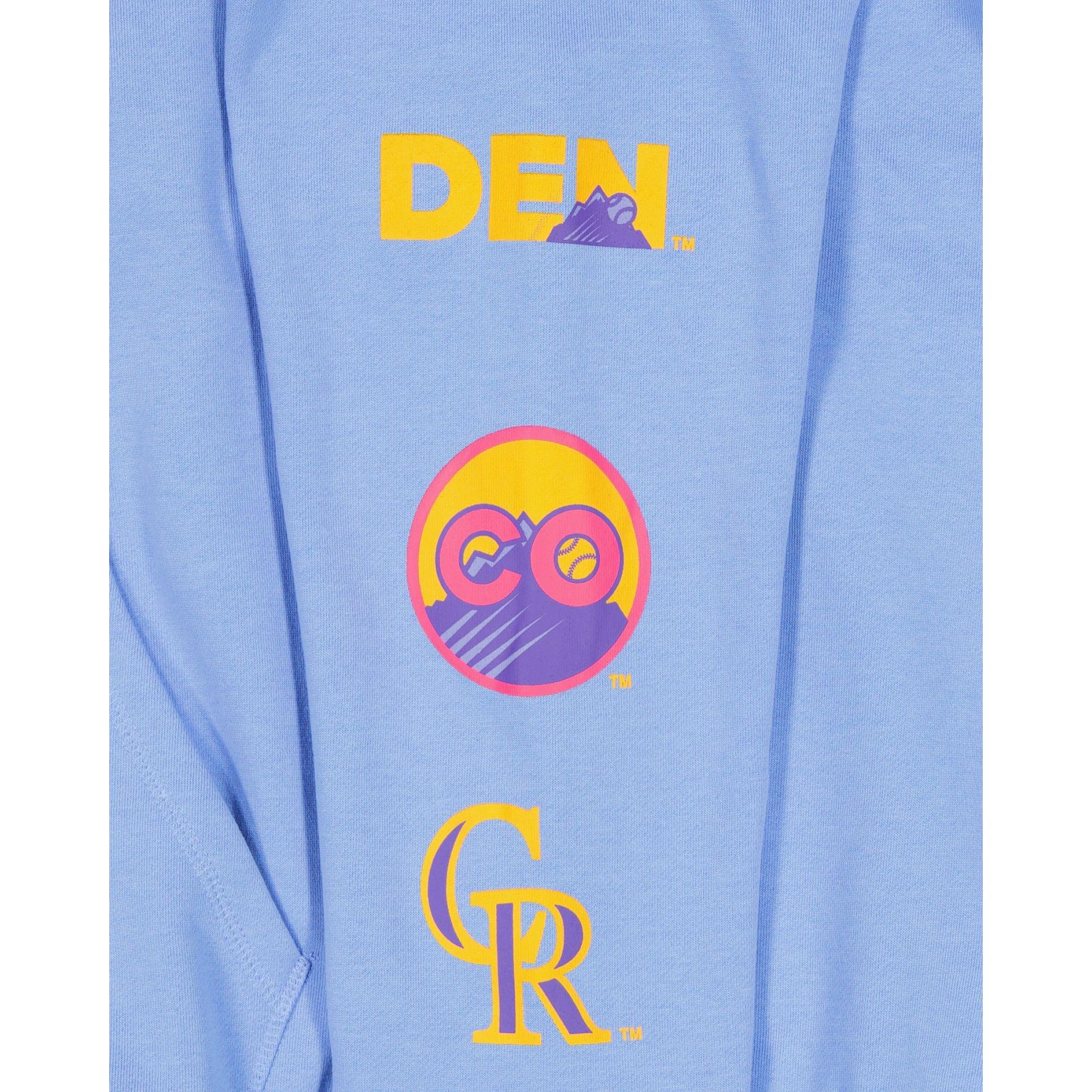 Colorado Rockies City Connect Pastel Blue Hoodie Male Product Image