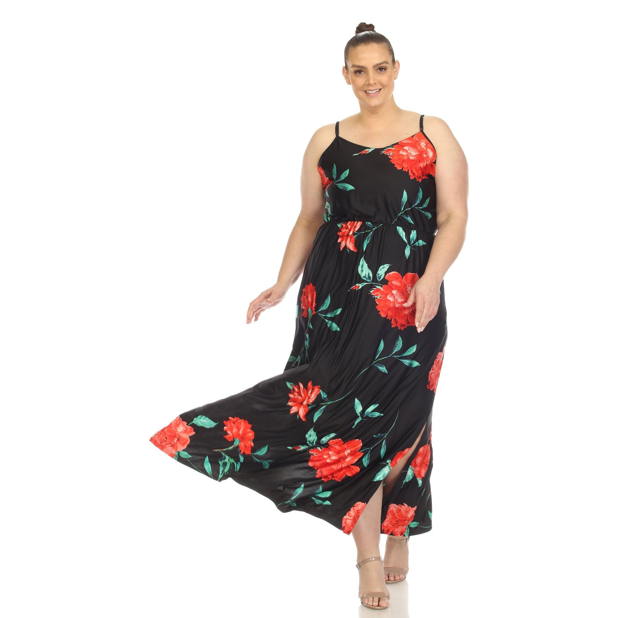 Floral Strap Maxi Dress - Plus Product Image