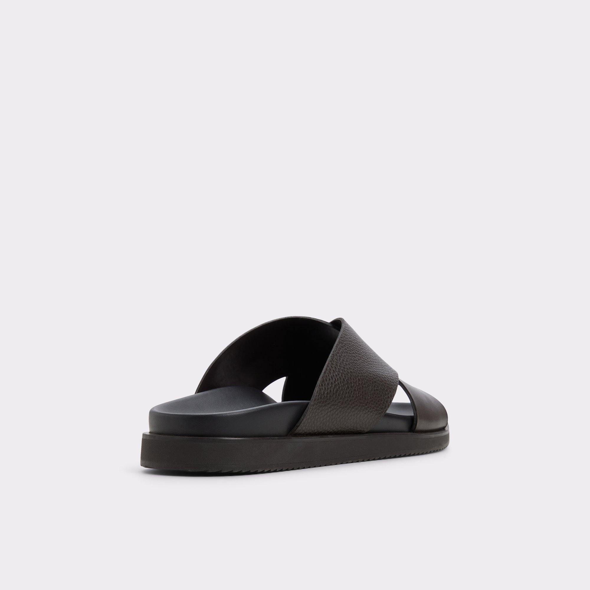 Darley Dark Brown Men's Sandals & Slides | ALDO US Product Image