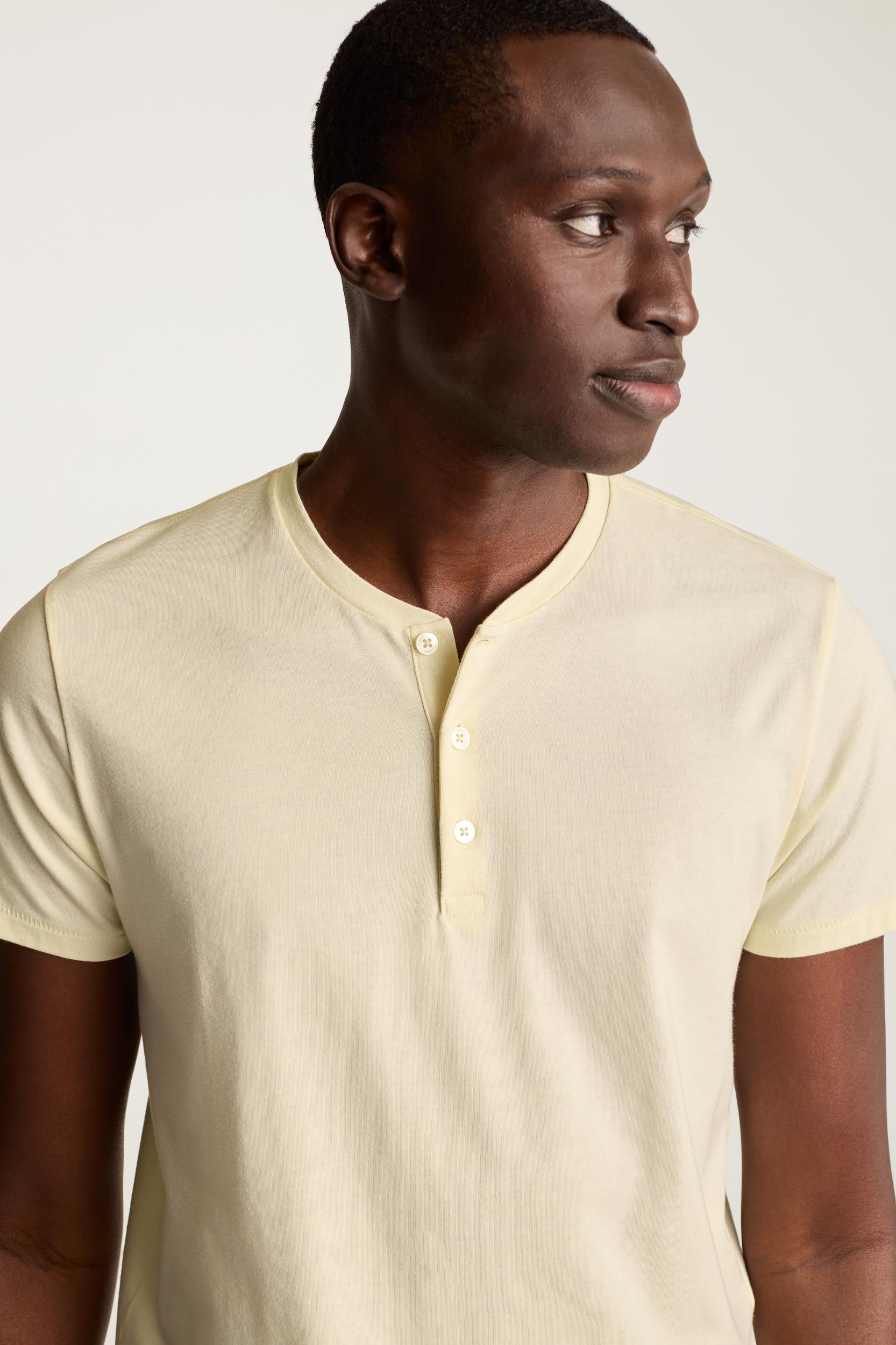 Pima Performance Short Sleeve Henley Product Image