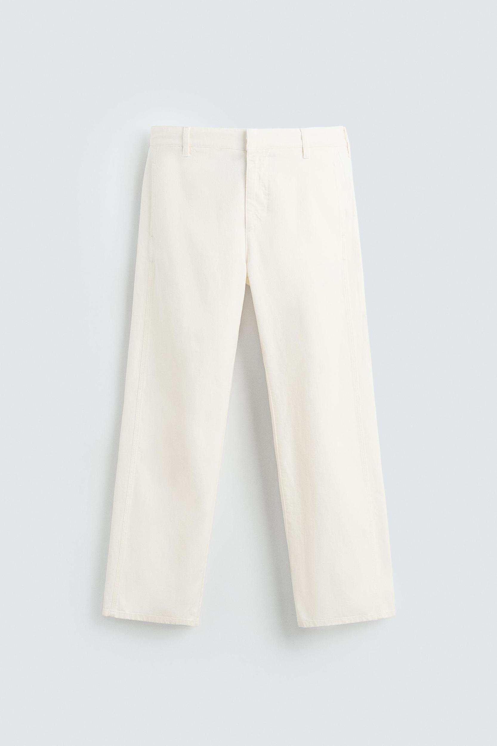 COTTON HEMP CHINO PANTS Product Image