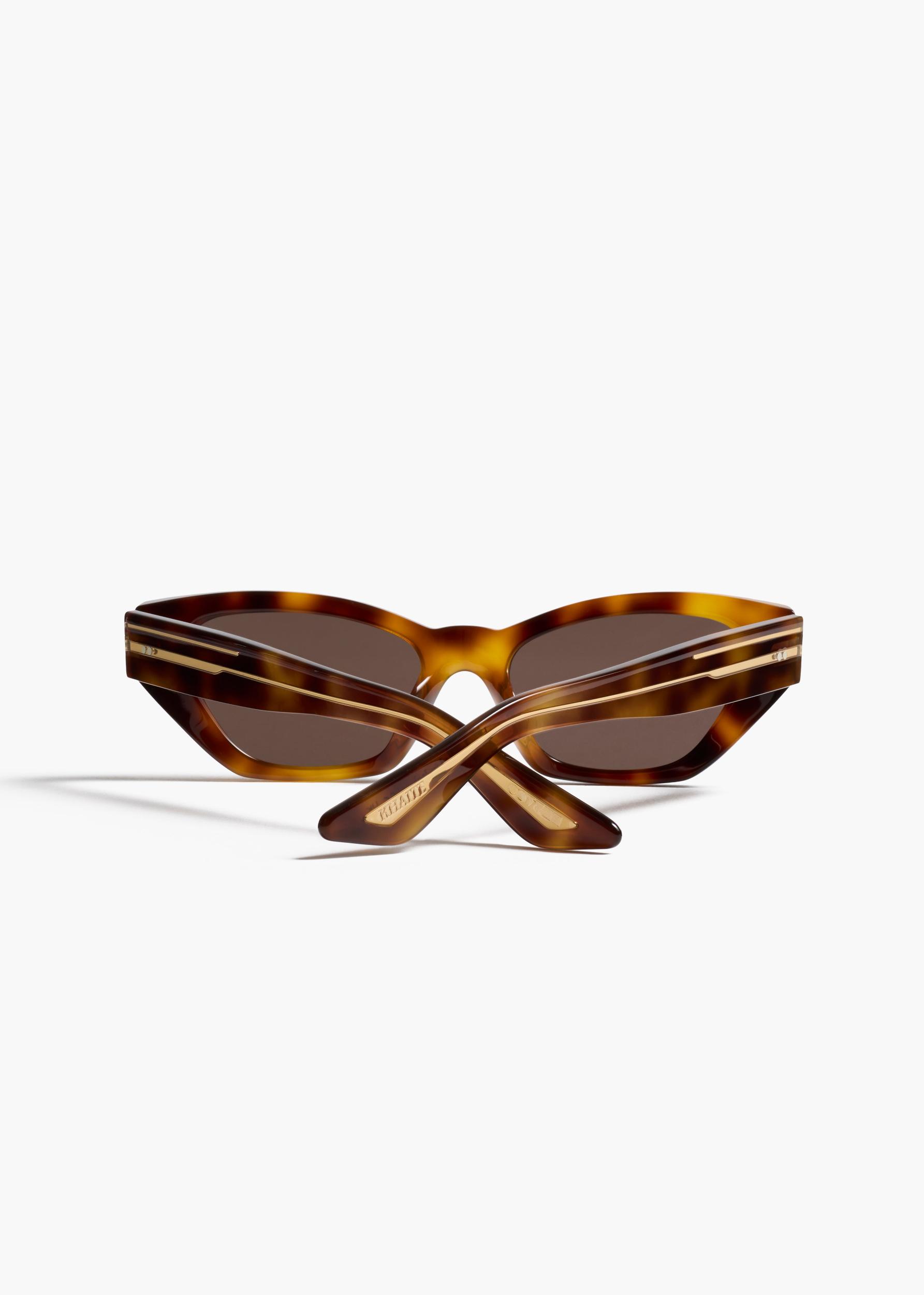 KHAITE x Oliver Peoples 1961C in Dark Mahogany and Brown Product Image